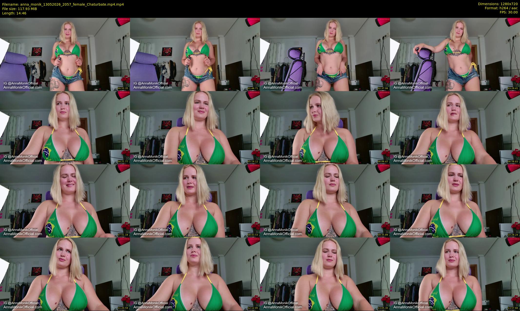 anna_monik — 15 minute Chaturbate couple cam show recording, 720p, May 13, 2026