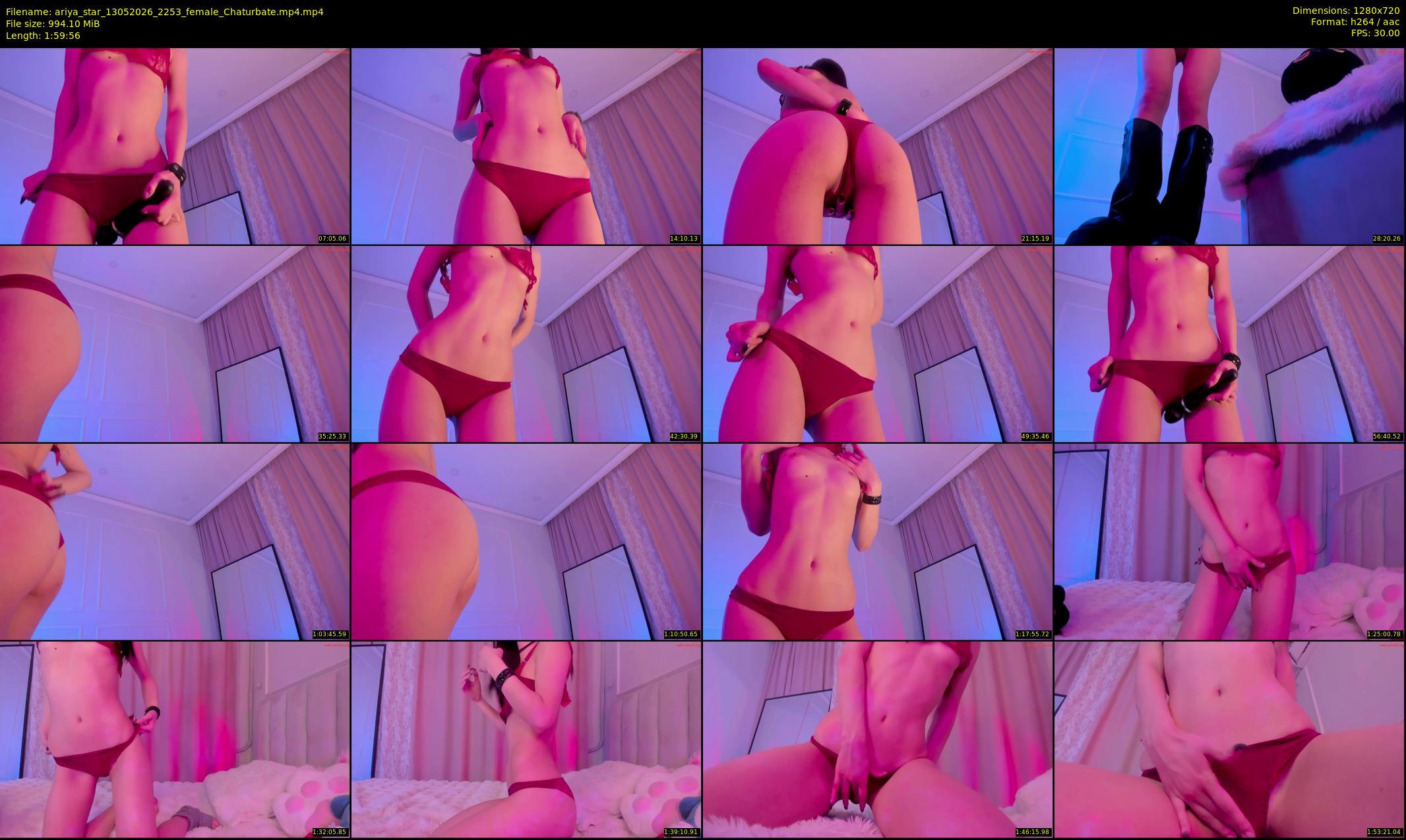 ariya_star — 120 minute Chaturbate female cam show recording, 720p, May 13, 2026