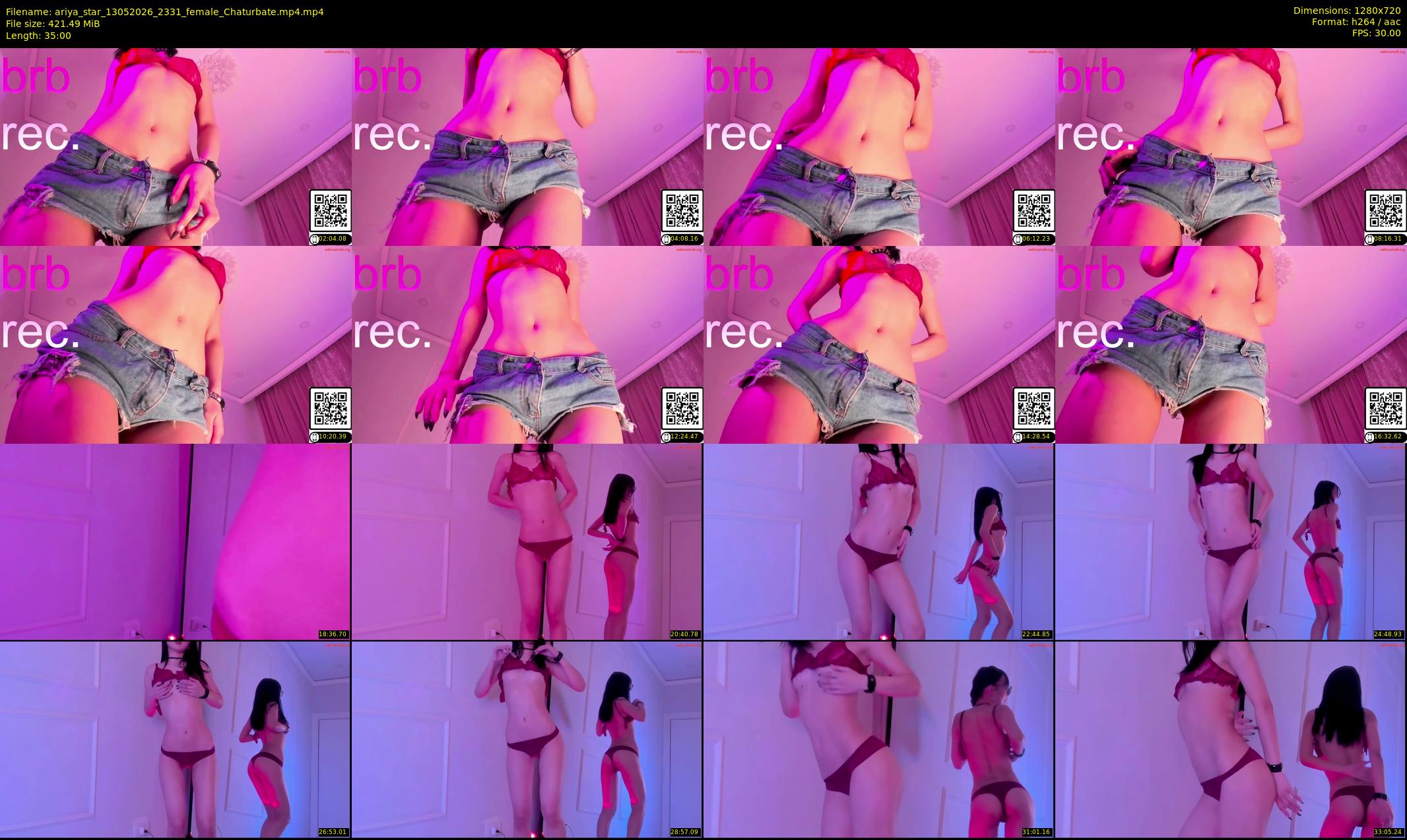 ariya_star — 35 minute Chaturbate female cam show recording, 720p, May 13, 2026
