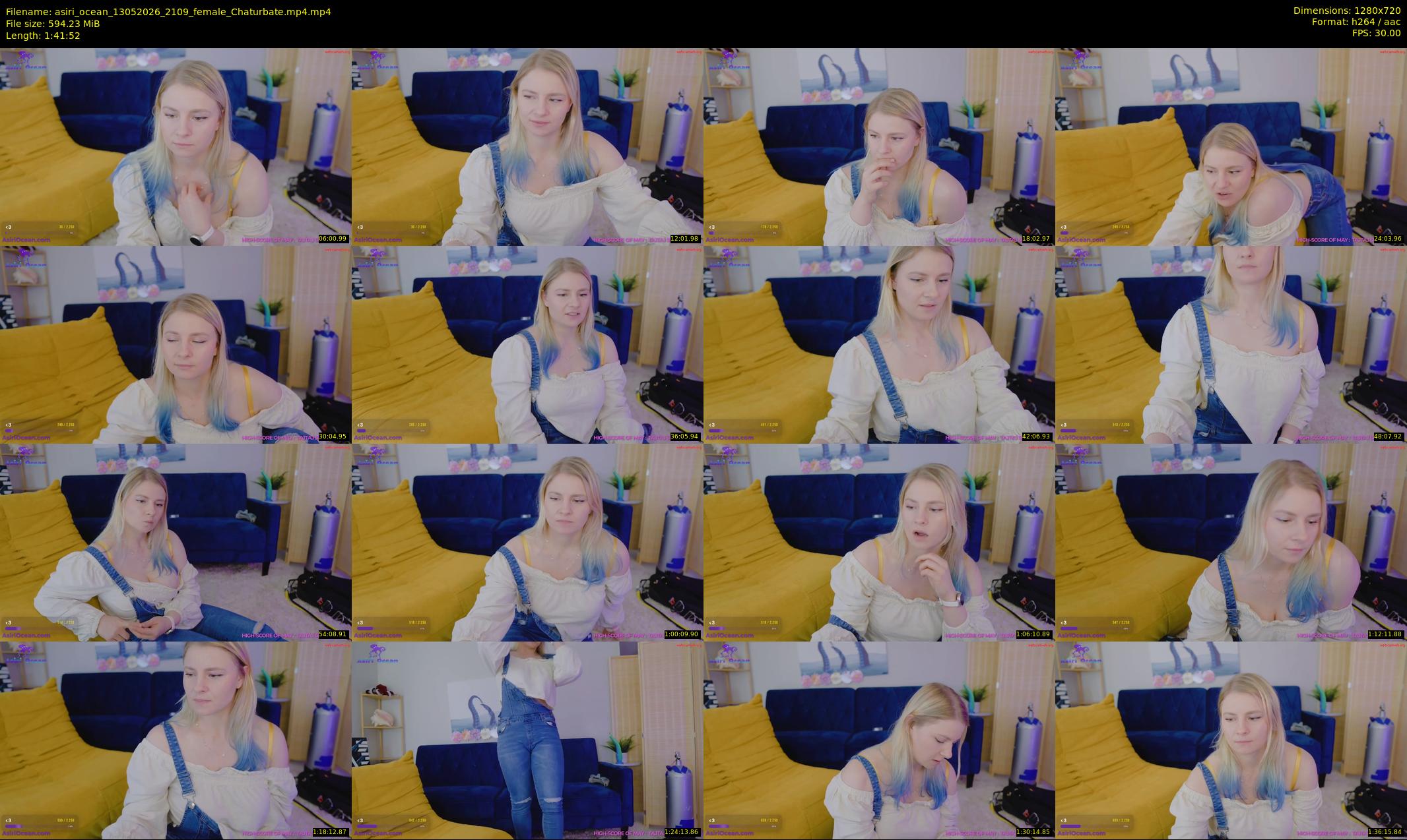 asiri_ocean — 102 minute Chaturbate female cam show recording, 720p, May 13, 2026