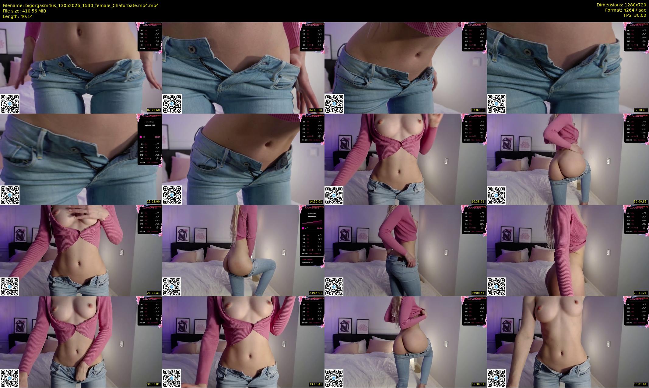 bigorgasm4us — 41 minute Chaturbate female cam show recording, 720p, May 13, 2026