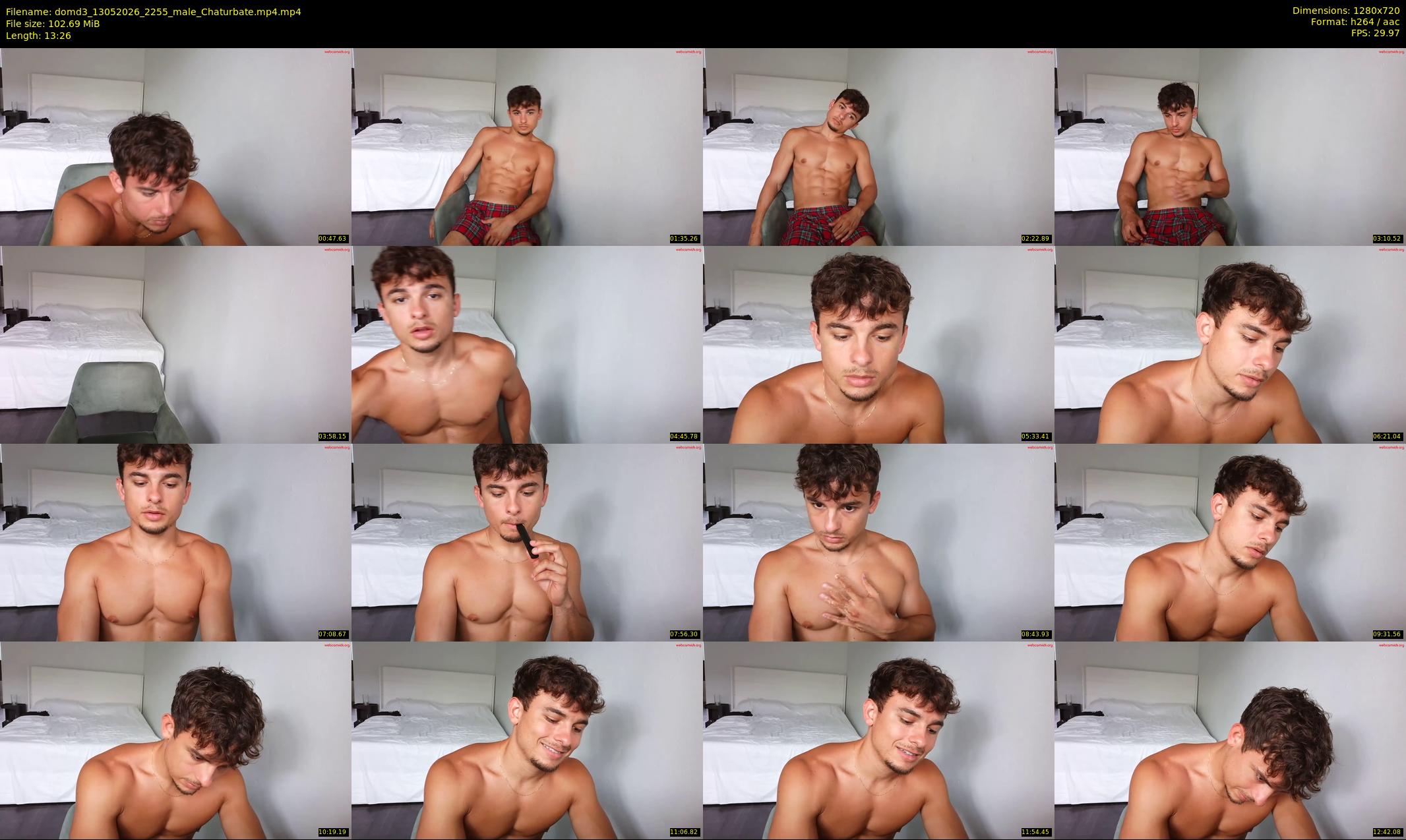 domd3 — 14 minute Chaturbate male cam show recording, 720p, May 13, 2026