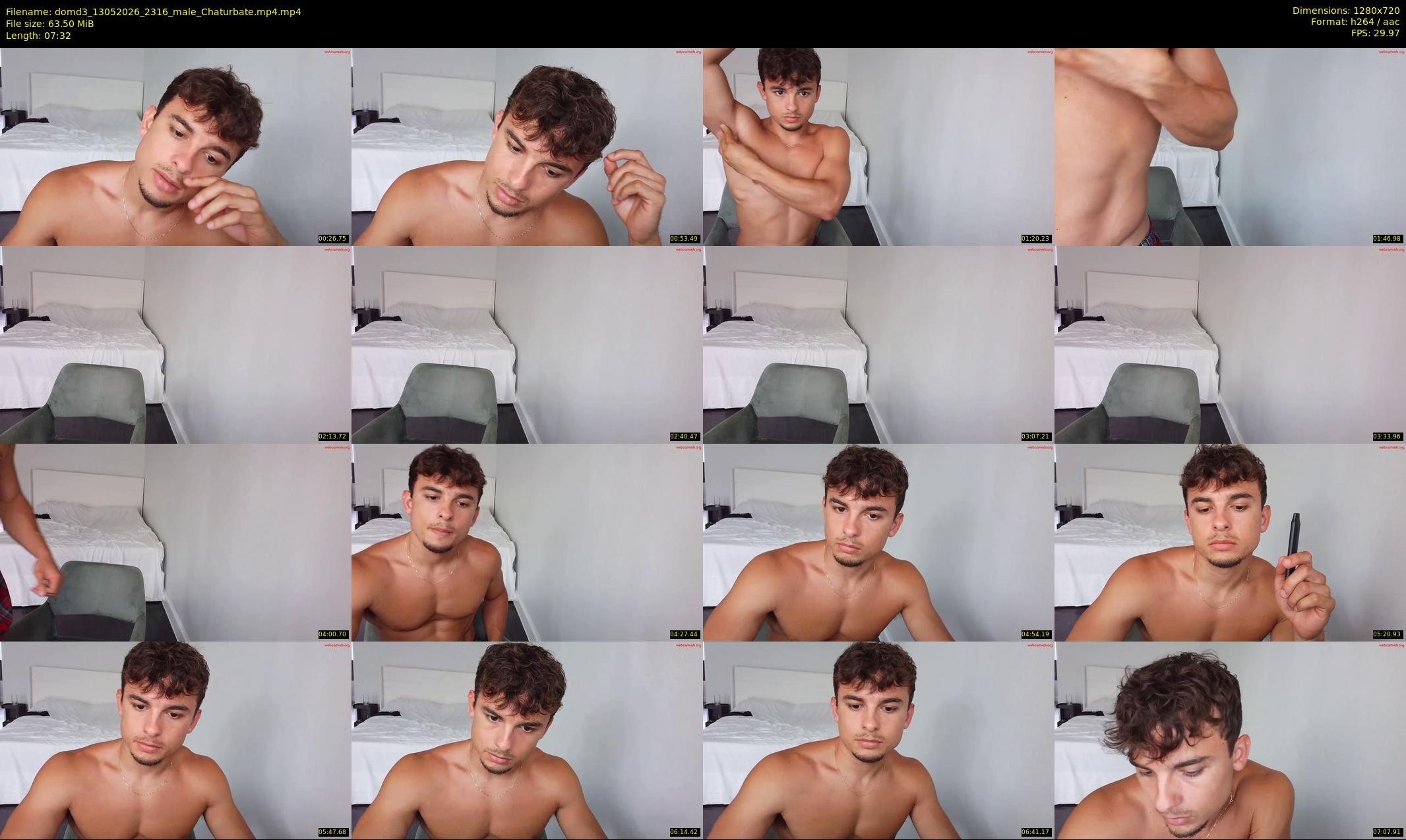 domd3 — 8 minute Chaturbate male cam show recording, 720p, May 13, 2026