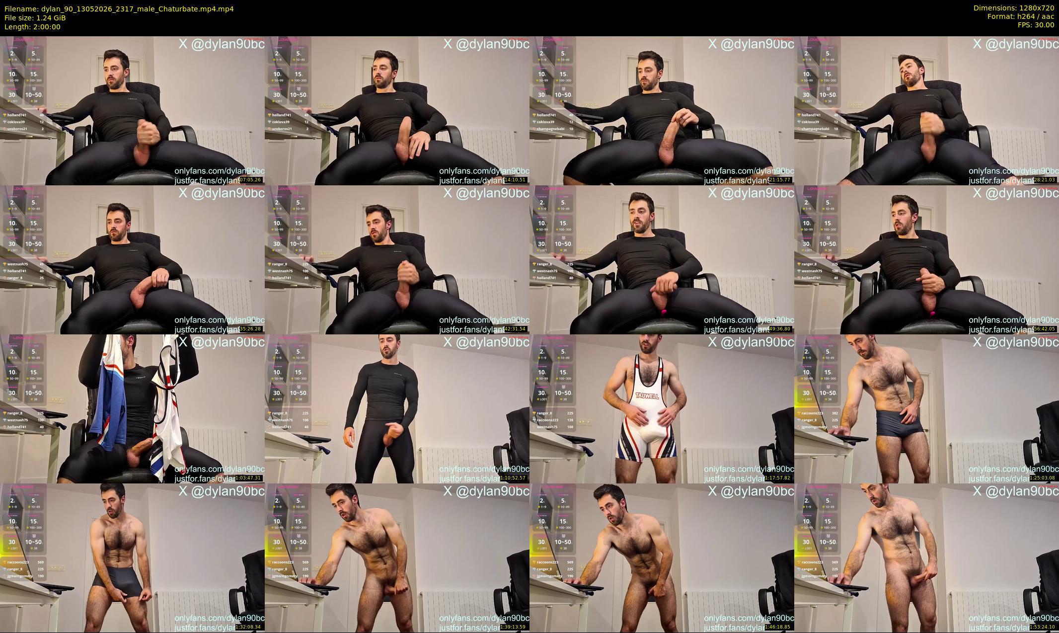 dylan_90 — 120 minute Chaturbate male cam show recording, 720p, May 13, 2026