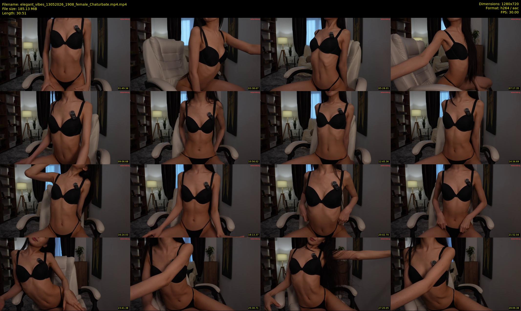 elegant_vibes — 31 minute Chaturbate female cam show recording, 720p, May 13, 2026