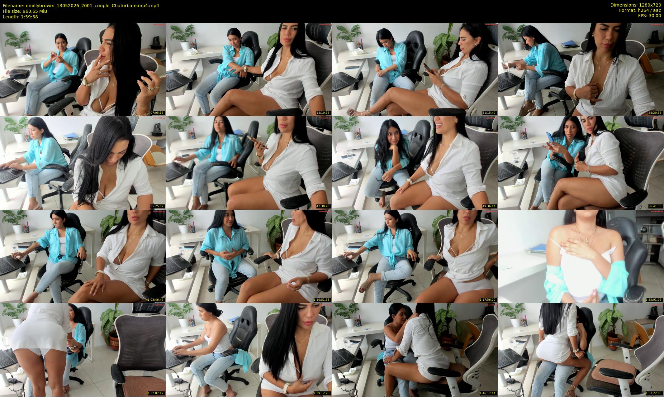 emillybrowm — 120 minute Chaturbate couple cam show recording, 720p, May 13, 2026