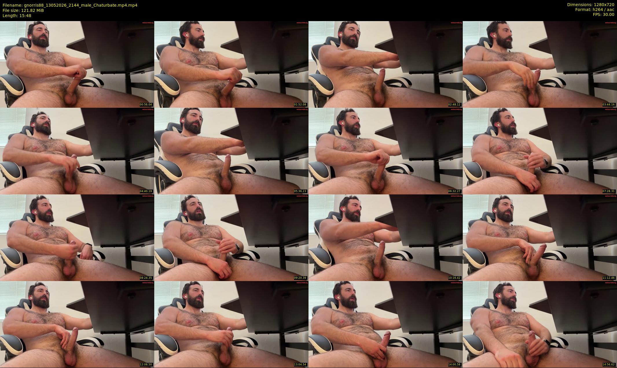 gnorris88 — 16 minute Chaturbate male cam show recording, 720p, May 13, 2026