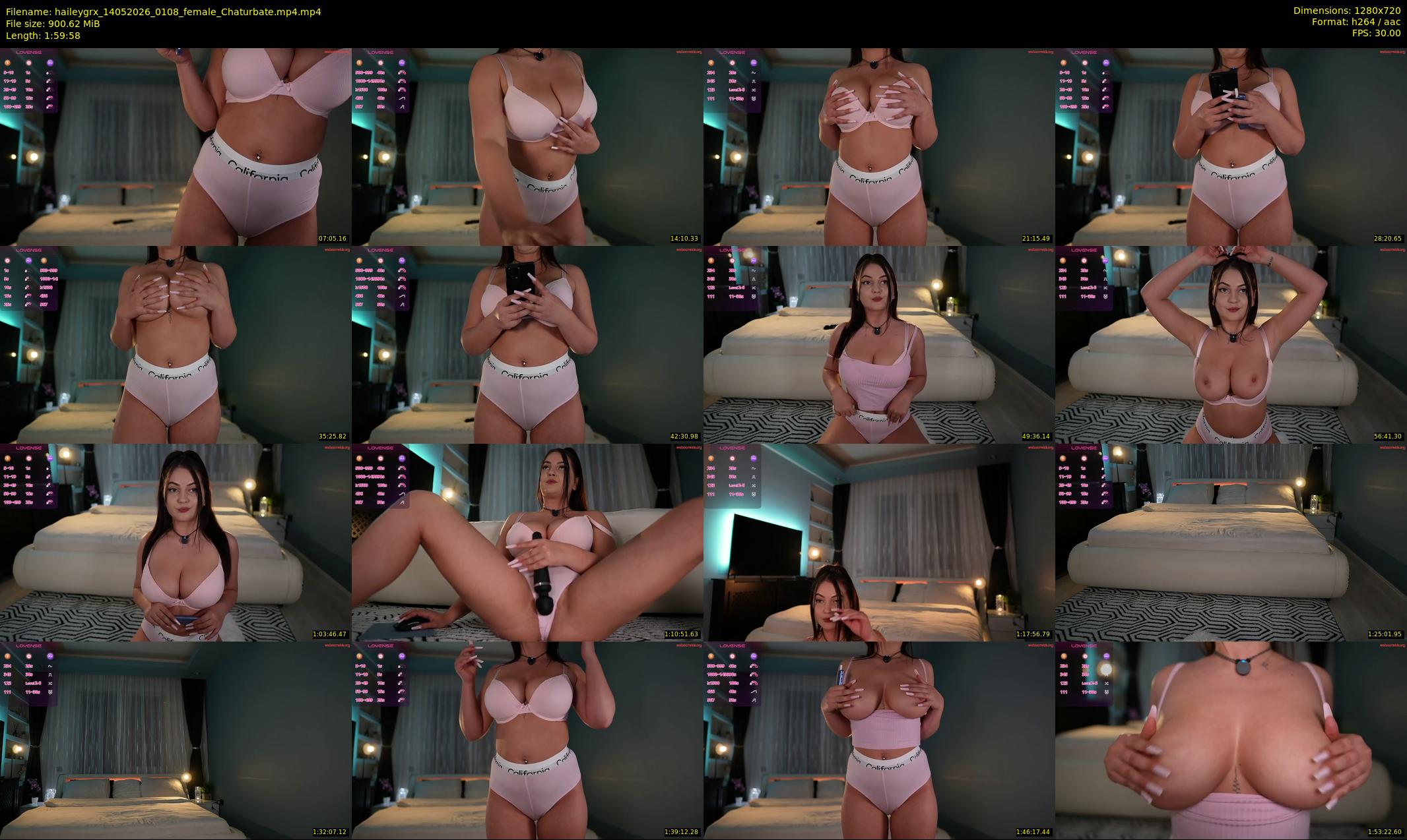haileygrx — 120 minute Chaturbate female cam show recording, 720p, May 14, 2026