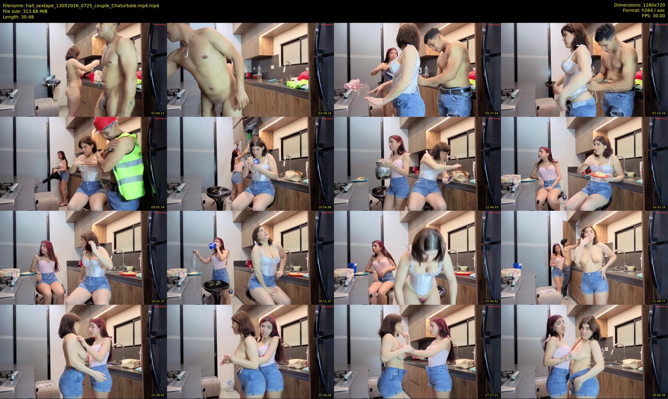 hall_sextape — 31 minute Chaturbate couple cam show recording, 720p, May 13, 2026