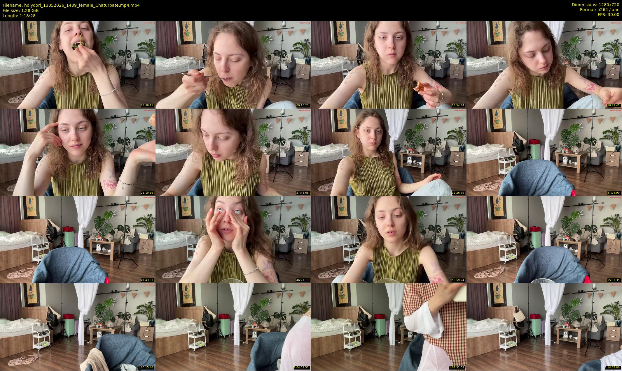 holydori — 79 minute Chaturbate female cam show recording, 720p, May 13, 2026
