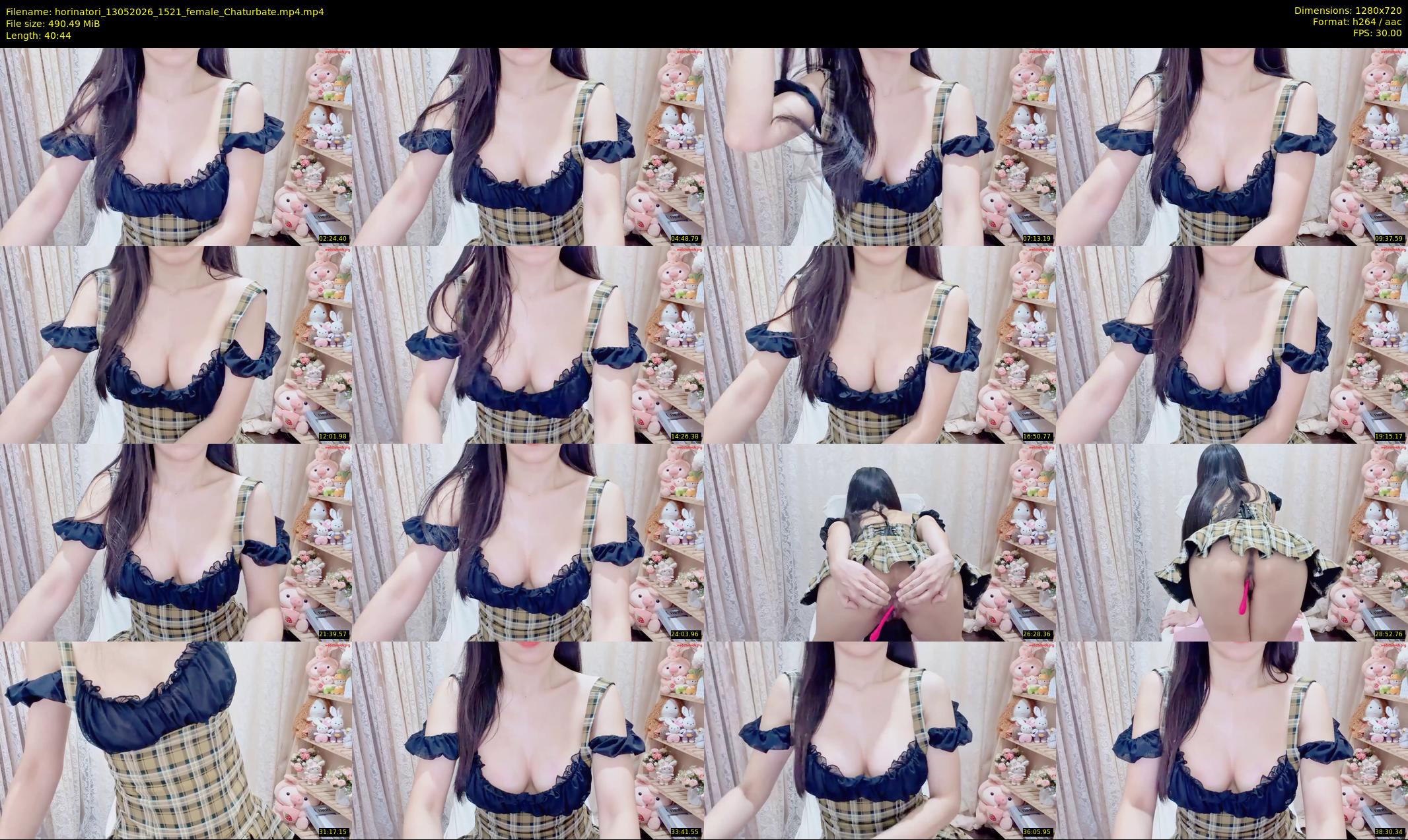 horinatori — 41 minute Chaturbate female cam show recording, 720p, May 13, 2026