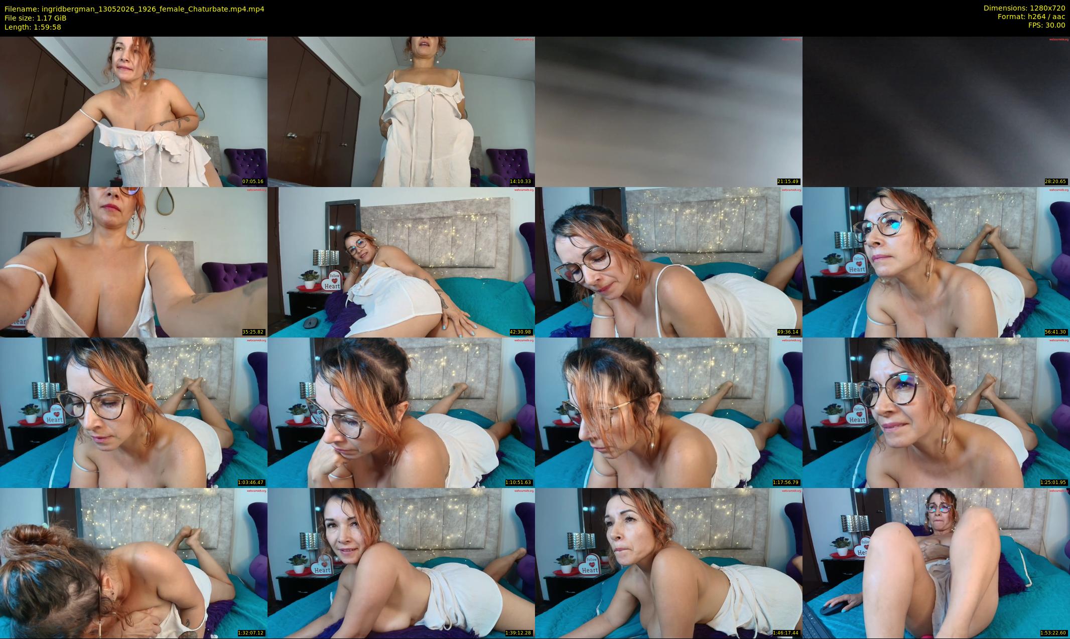ingridbergman — 120 minute Chaturbate female cam show recording, 720p, May 13, 2026