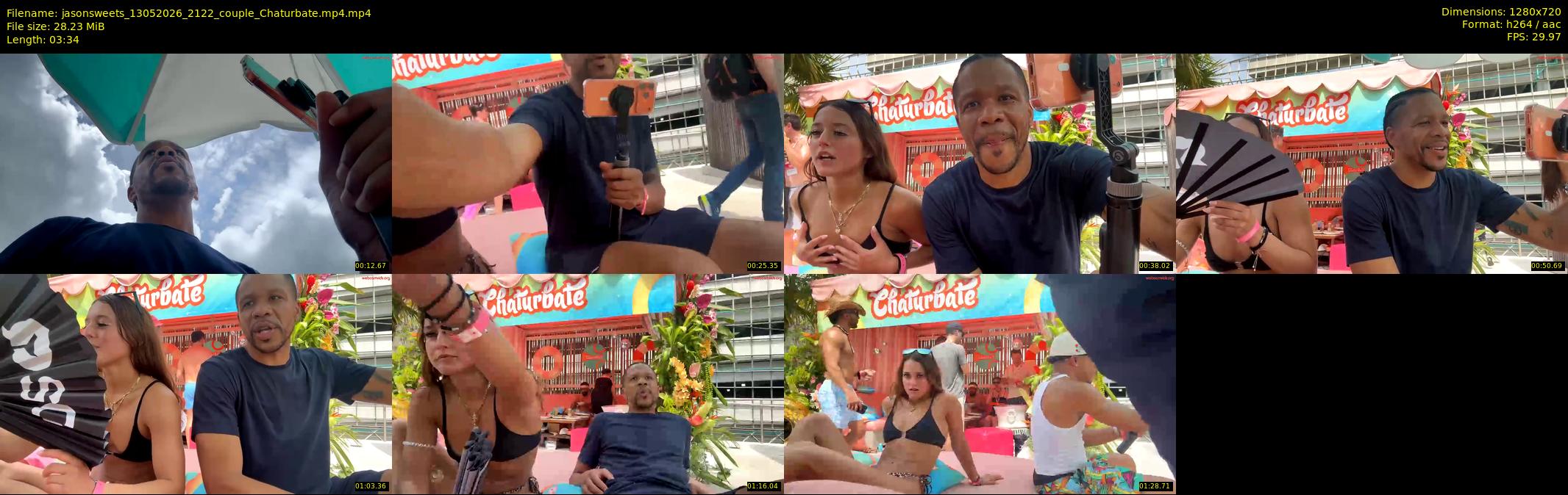 jasonsweets — 4 minute Chaturbate couple cam show recording, 720p, May 13, 2026