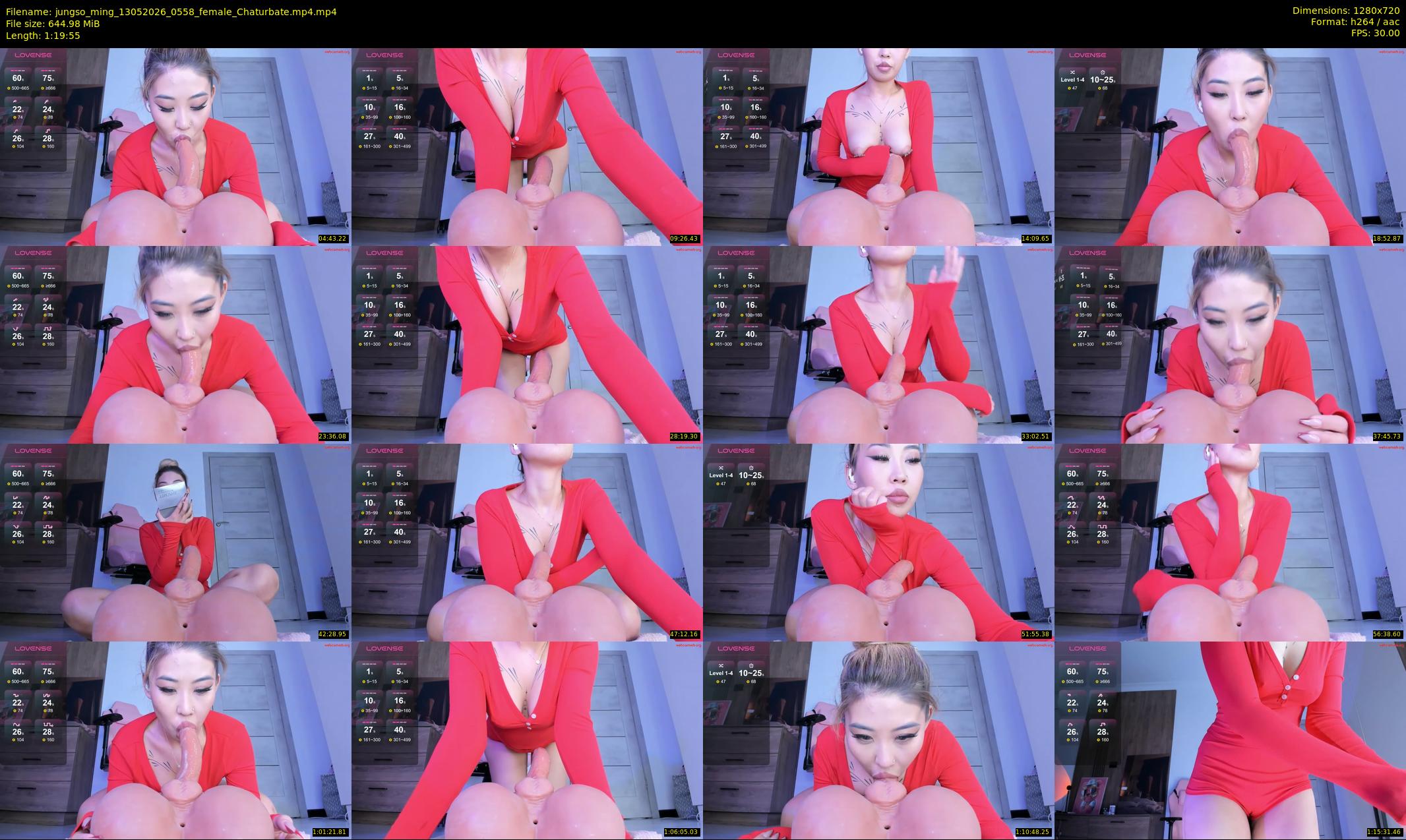 jungso_ming — 80 minute Chaturbate female cam show recording, 720p, May 13, 2026