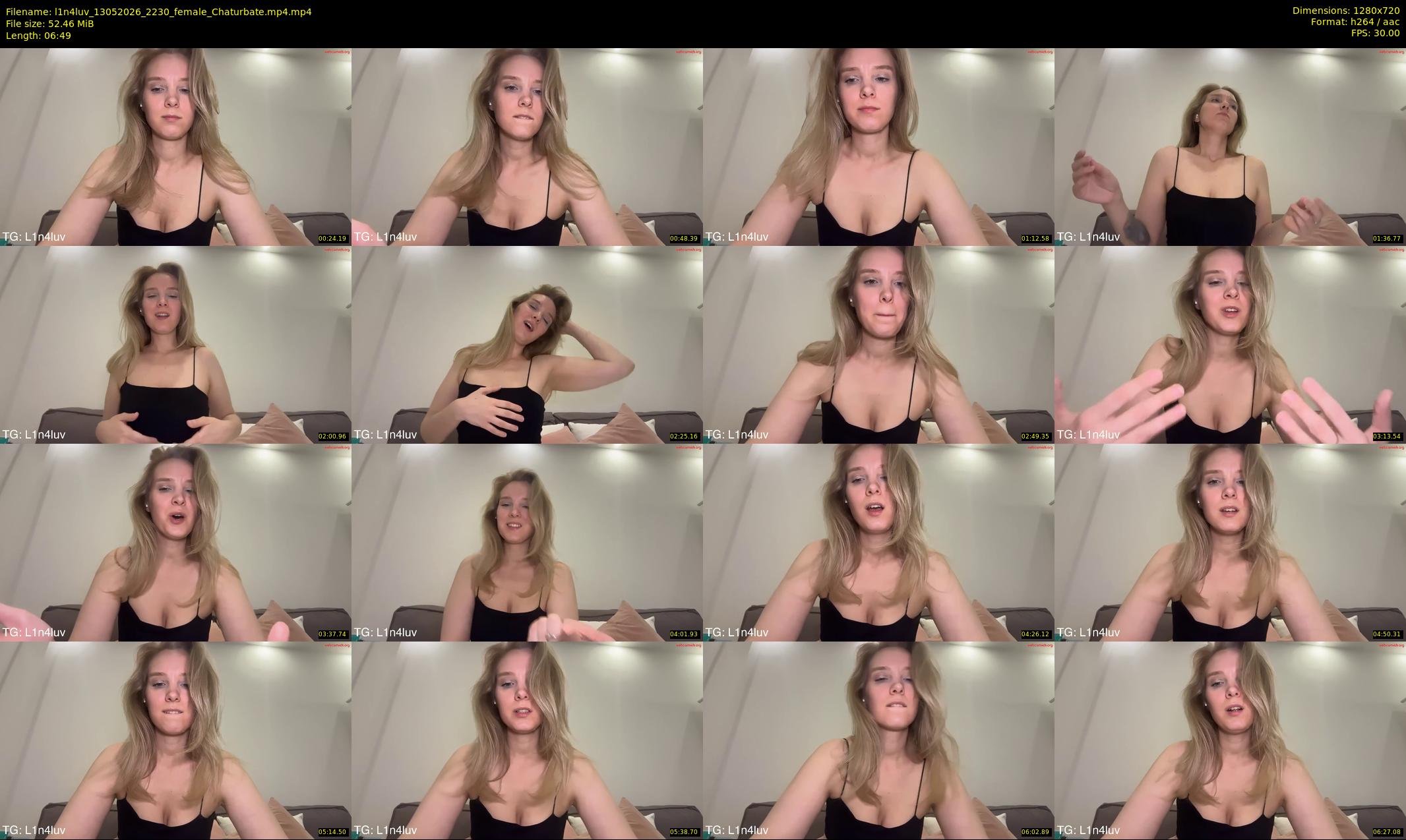 l1n4luv — 7 minute Chaturbate female cam show recording, 720p, May 13, 2026