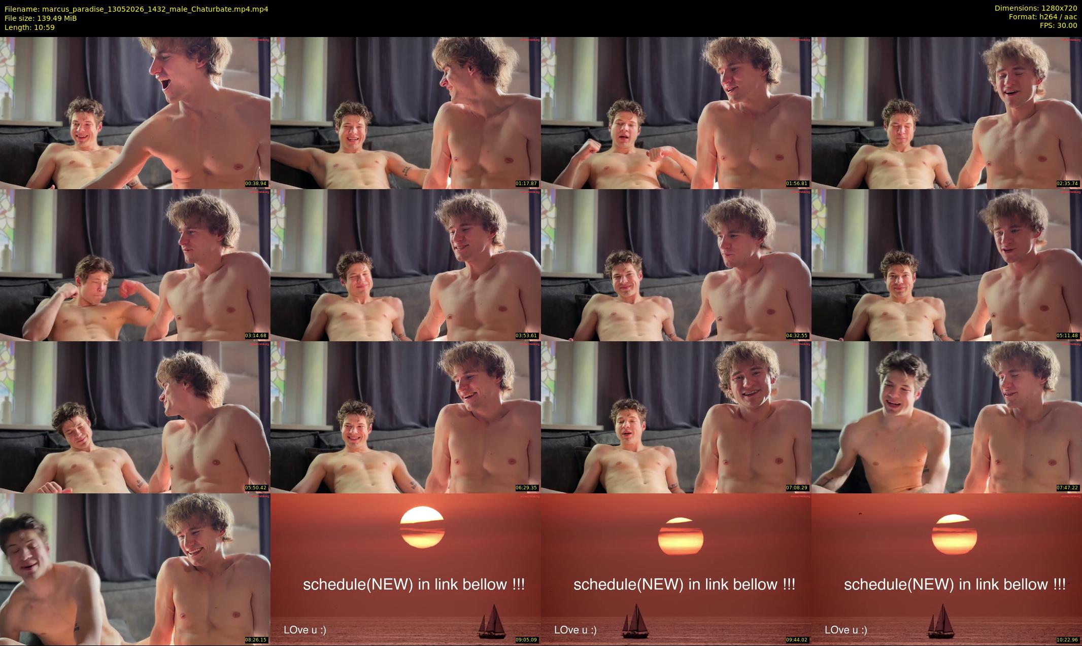 marcus_paradise — 11 minute Chaturbate male cam show recording, 720p, May 13, 2026