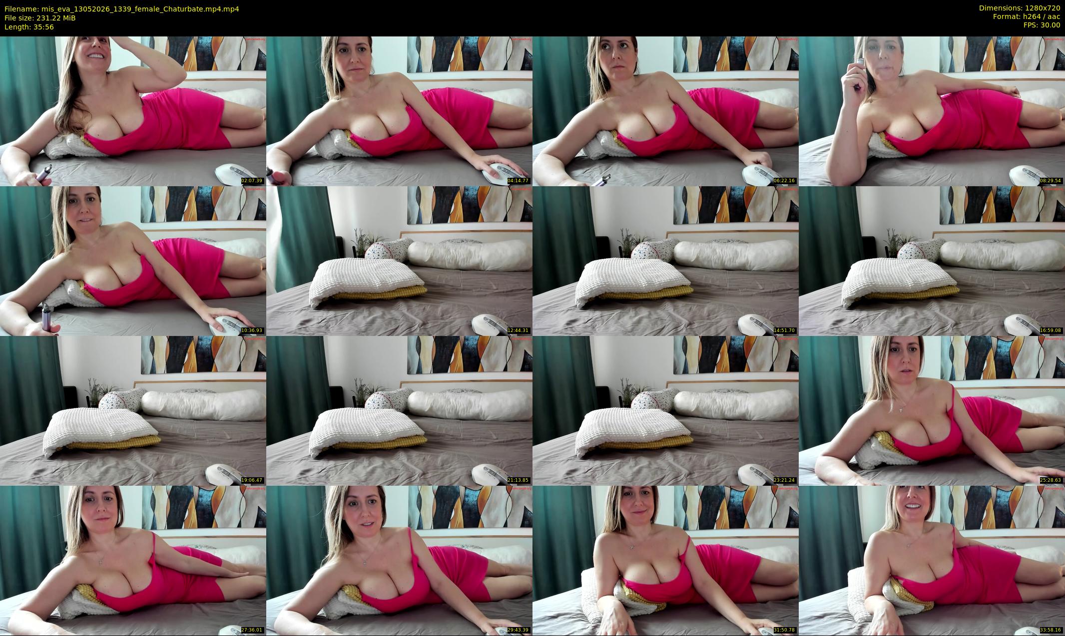 mis_eva — 36 minute Chaturbate female cam show recording, 720p, May 13, 2026