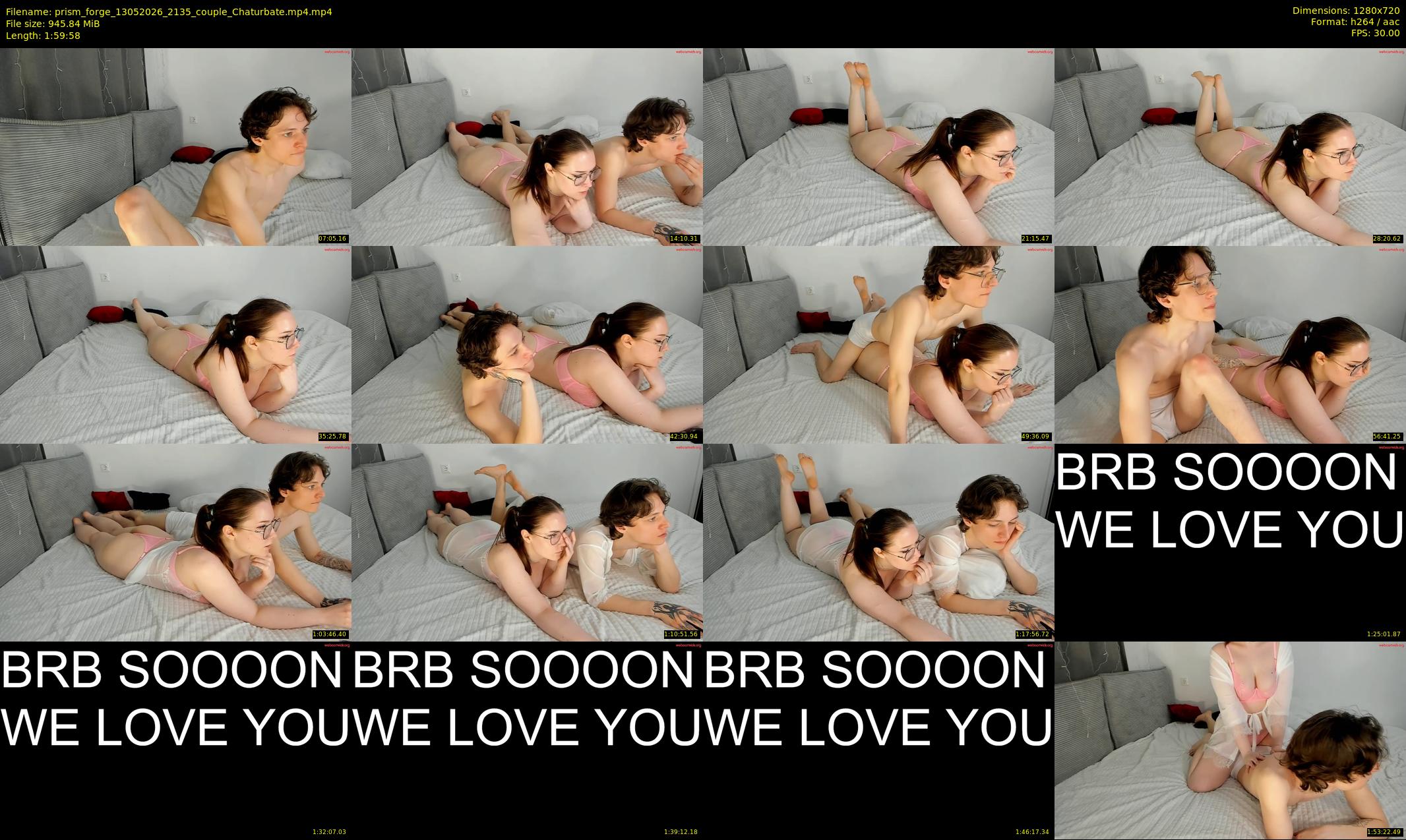 prism_forge — 120 minute Chaturbate couple cam show recording, 720p, May 13, 2026