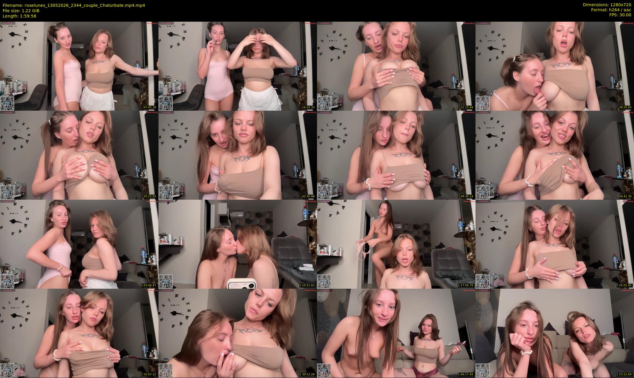 roselunes — 120 minute Chaturbate female cam show recording, 720p, May 13, 2026