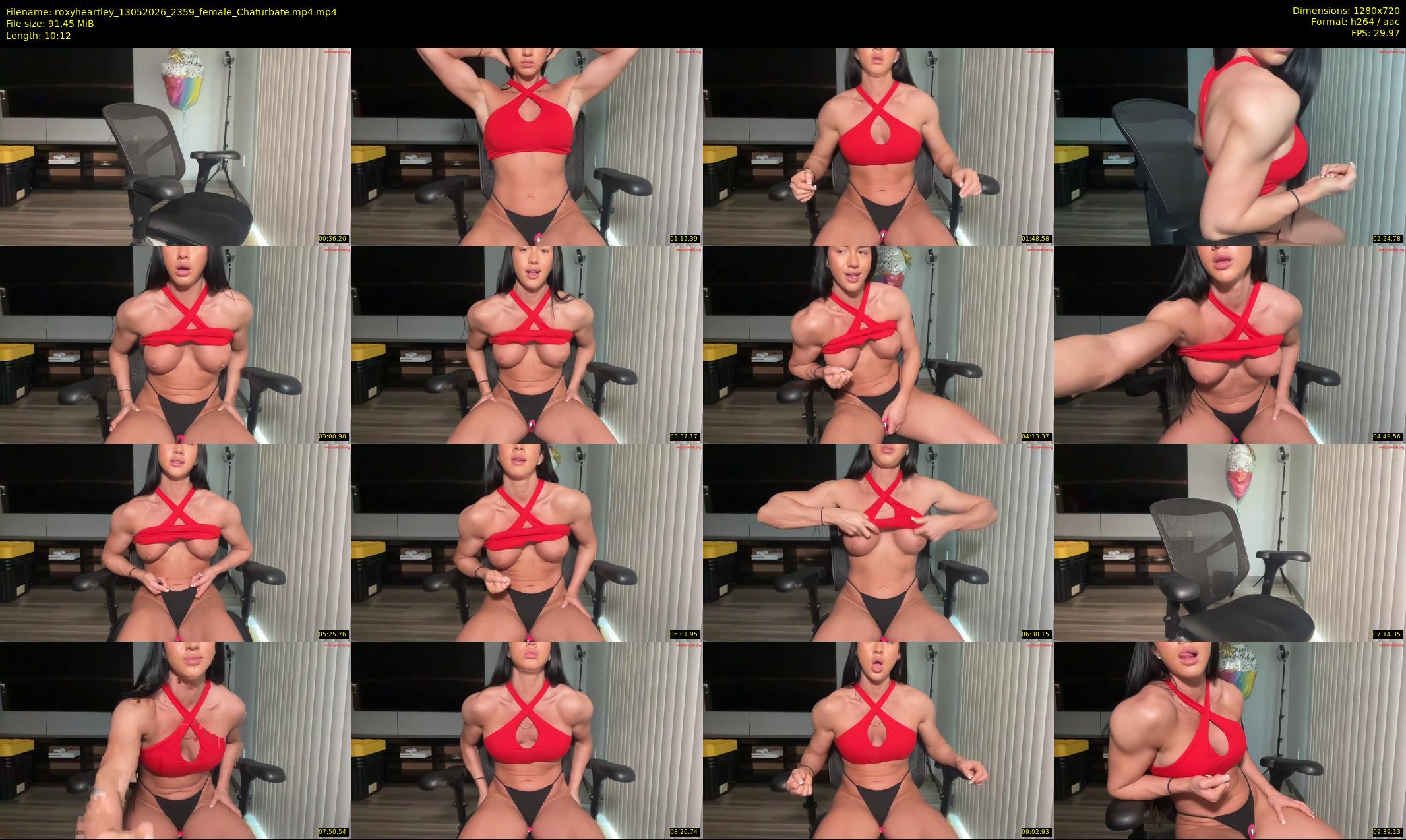 roxyheartley — 11 minute Chaturbate female cam show recording, 720p, May 13, 2026