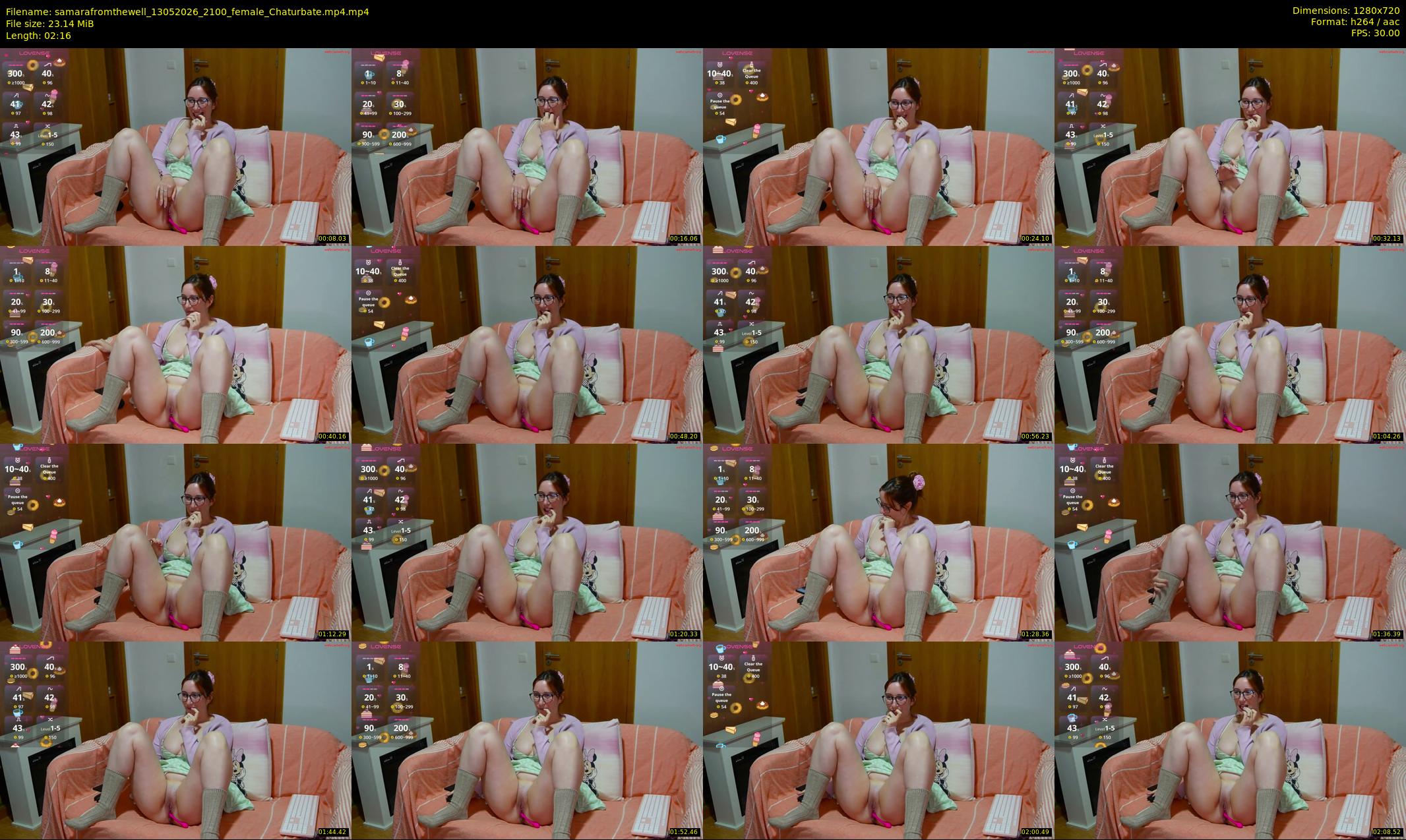 samarafromthewell — 3 minute Chaturbate female cam show recording, 720p, May 13, 2026