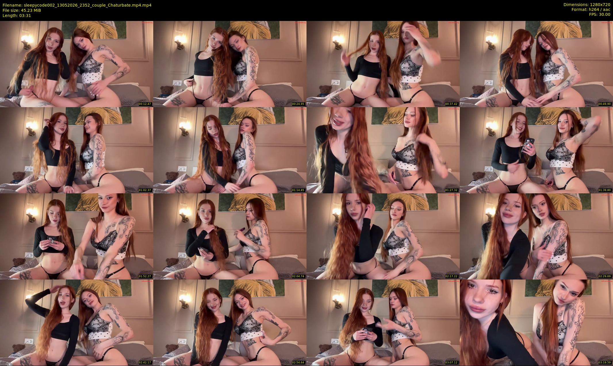 sleepycode002 — 4 minute Chaturbate female cam show recording, 720p, May 13, 2026