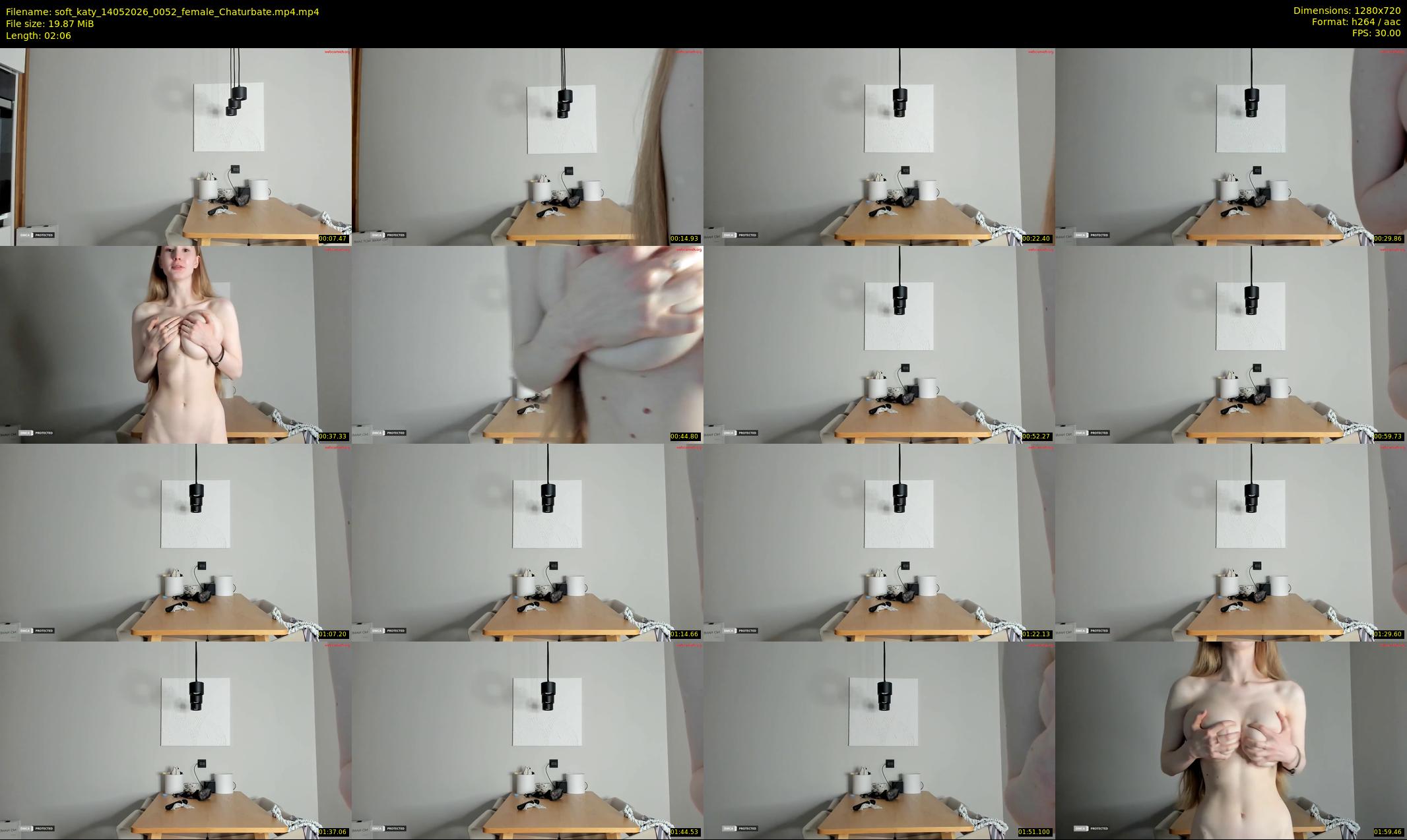soft_katy — 3 minute Chaturbate female cam show recording, 720p, May 14, 2026