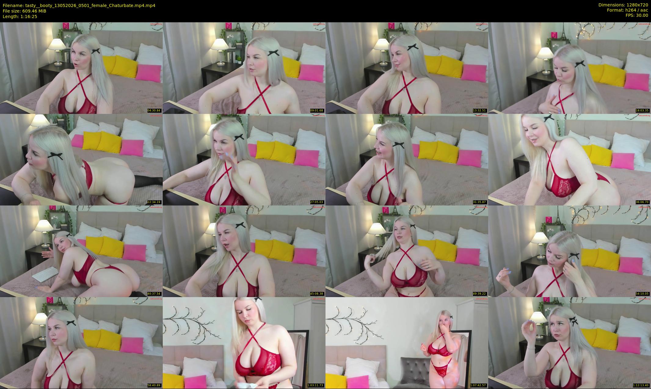 tasty__booty — 77 minute Chaturbate female cam show recording, 720p, May 13, 2026
