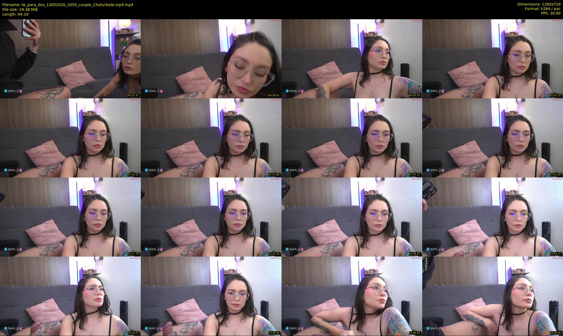 te_para_dos — 5 minute Chaturbate couple cam show recording, 720p, May 13, 2026