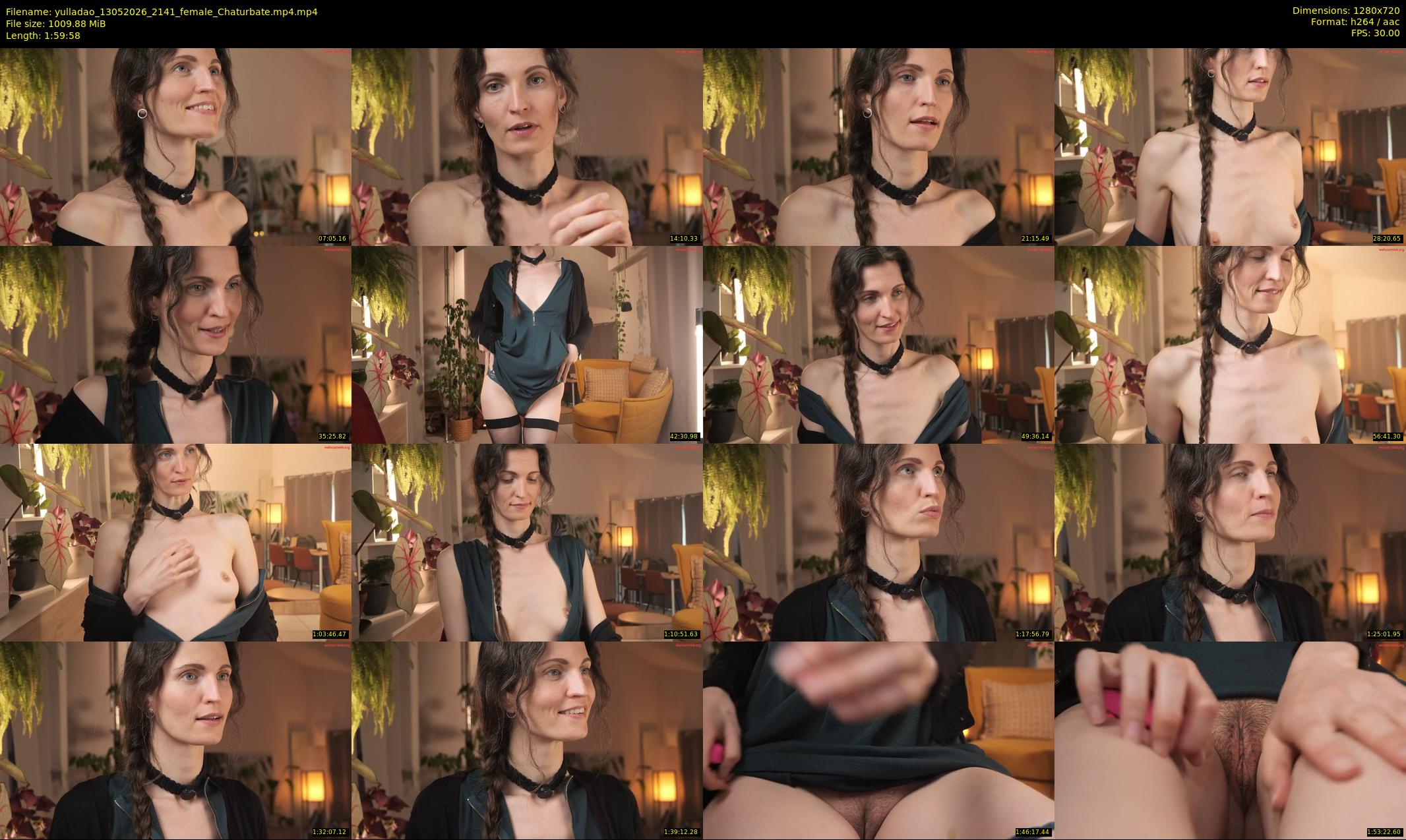 yulladao — 120 minute Chaturbate female cam show recording, 720p, May 13, 2026