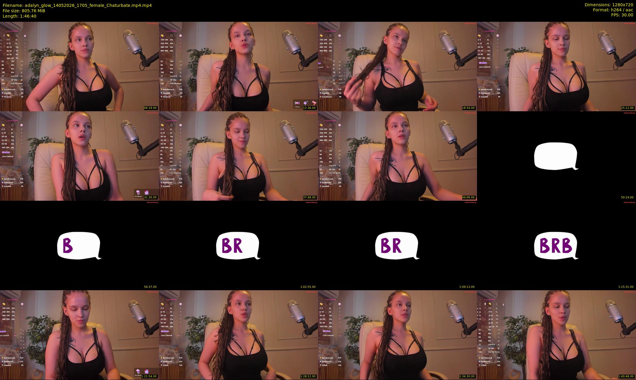 adalyn_glow — 107 minute Chaturbate female cam show recording, 720p, May 14, 2026