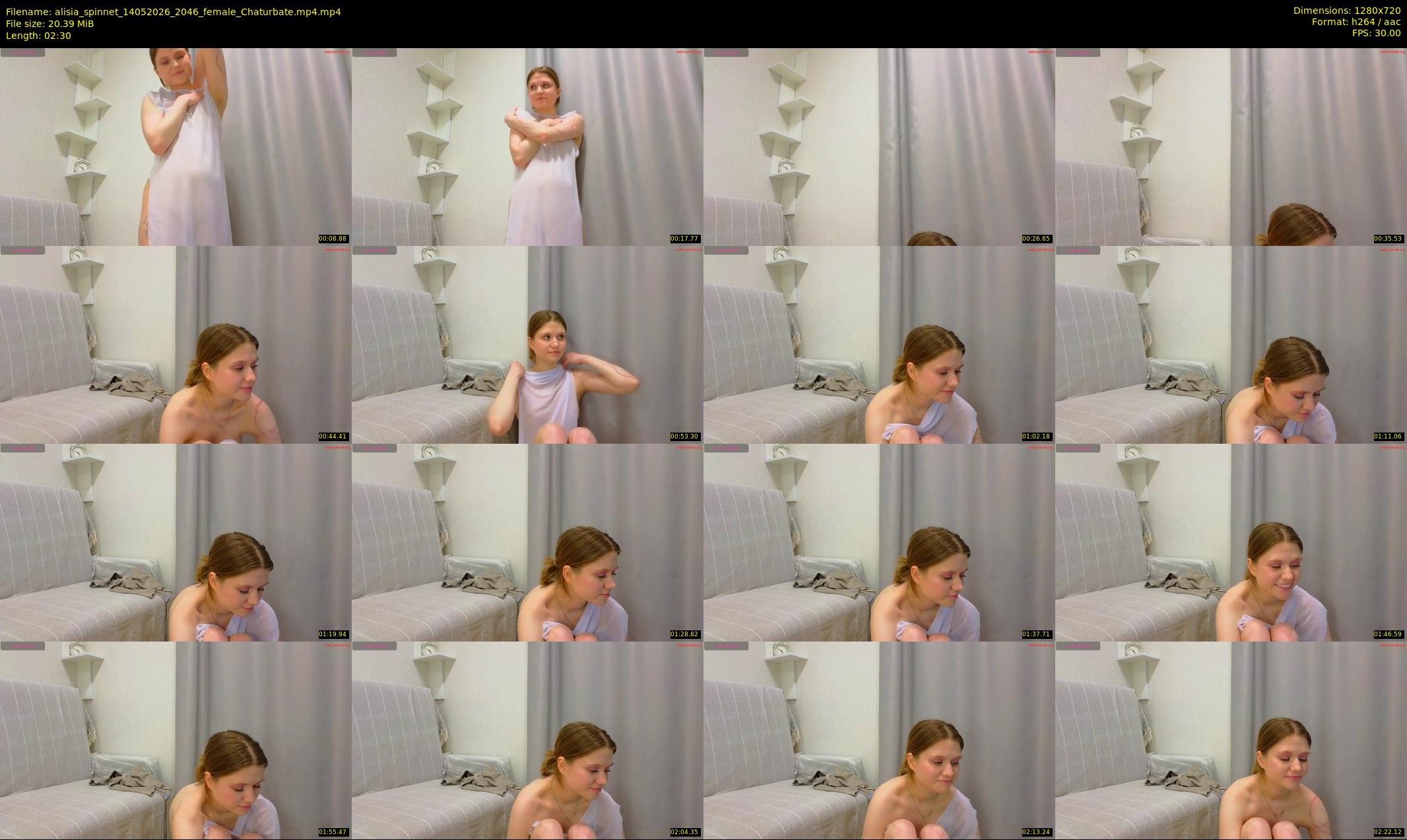 alisia_spinnet — 3 minute Chaturbate female cam show recording, 720p, May 14, 2026