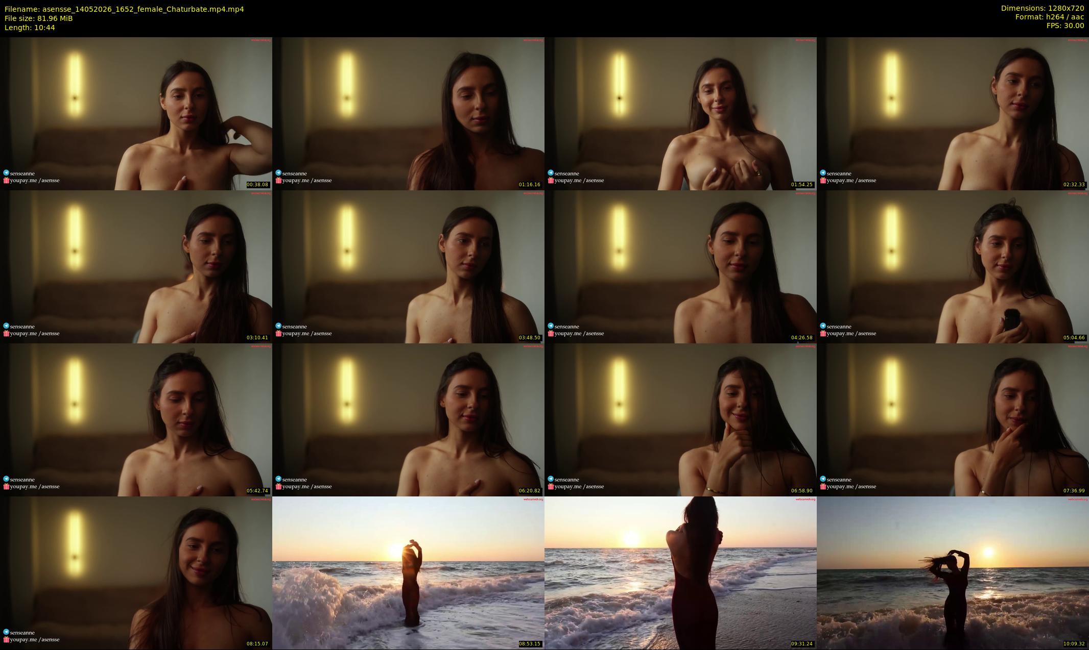 asensse — 11 minute Chaturbate female cam show recording, 720p, May 14, 2026