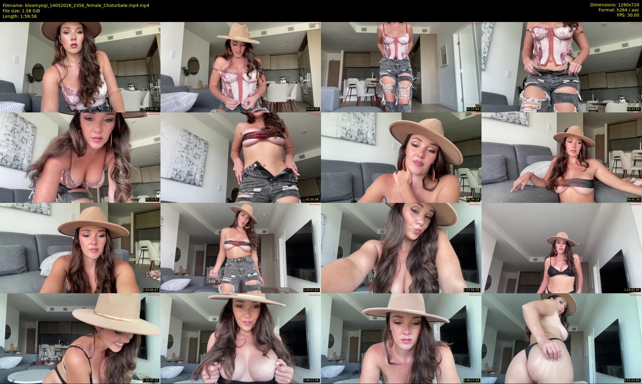 bloomyogi — 120 minute Chaturbate female cam show recording, 720p, May 14, 2026