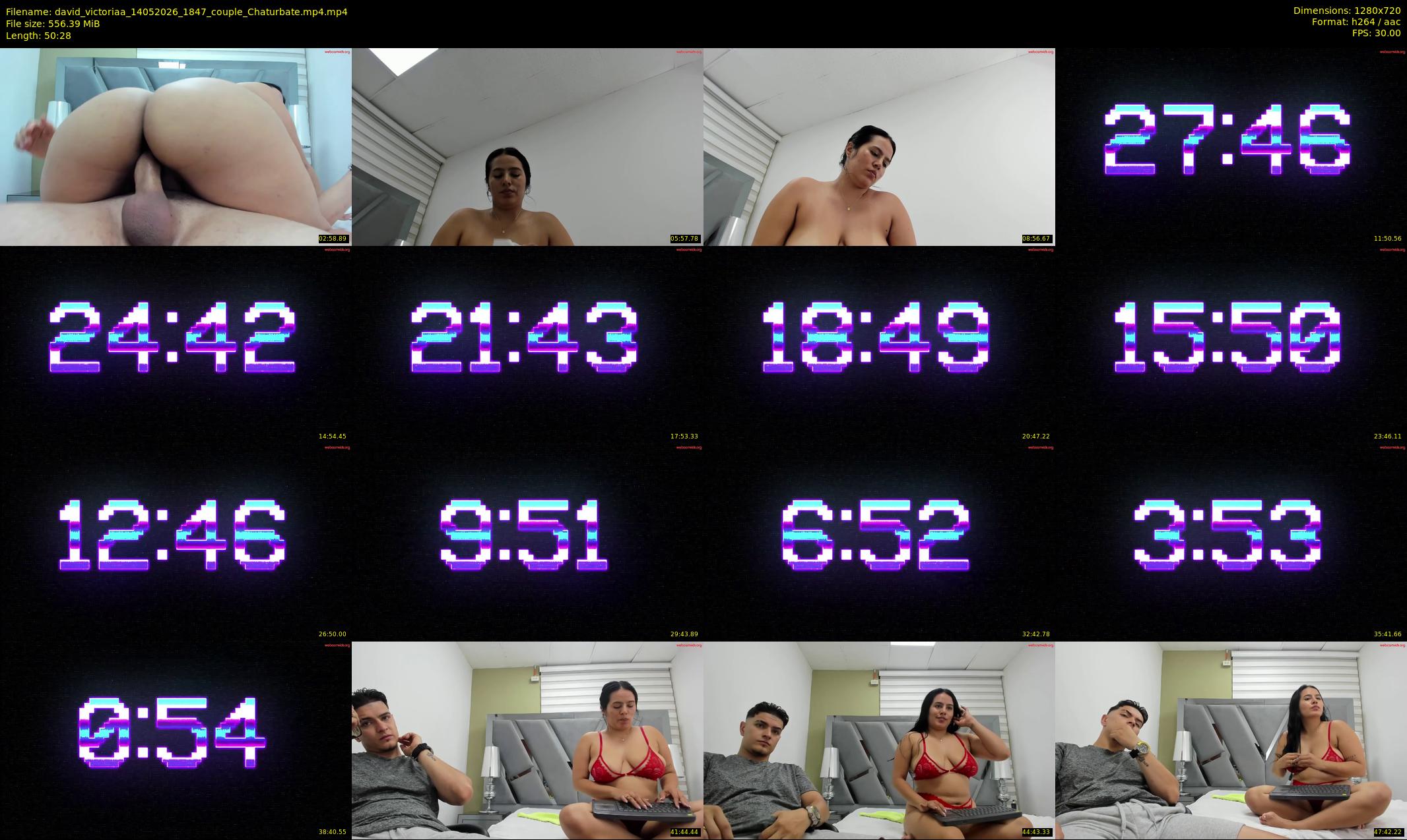 david_victoriaa — 51 minute Chaturbate couple cam show recording, 720p, May 14, 2026