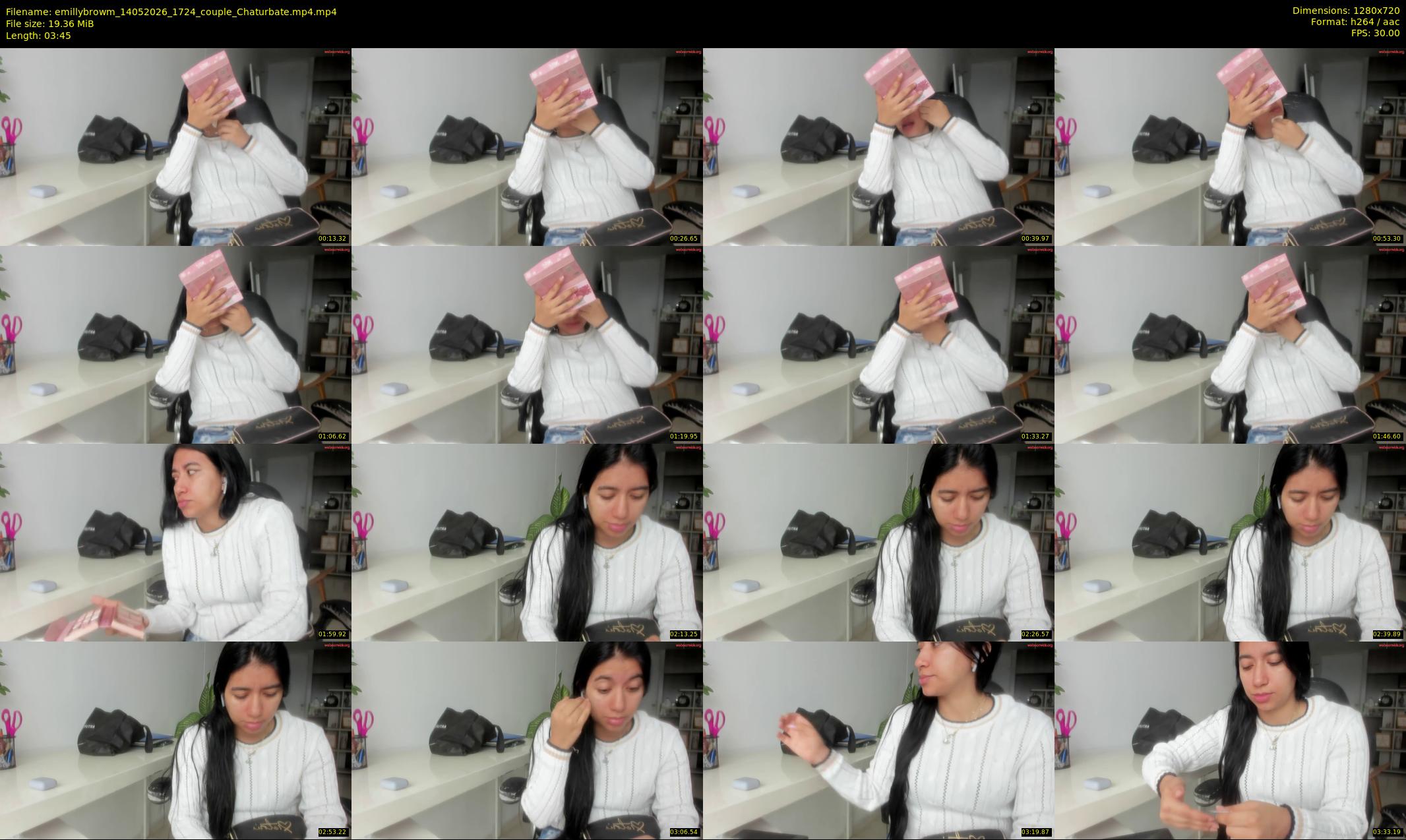 emillybrowm — 4 minute Chaturbate couple cam show recording, 720p, May 14, 2026