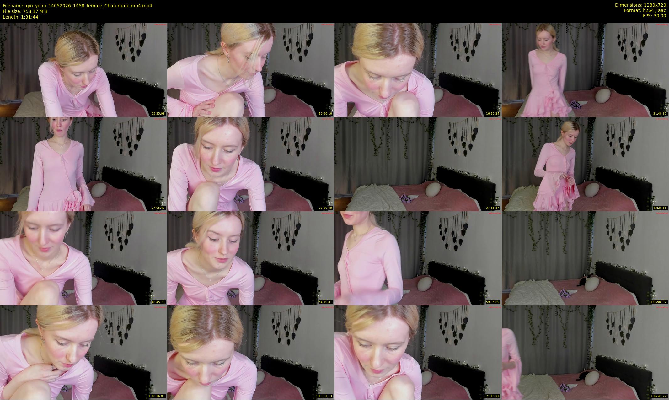 gin_yoon — 92 minute Chaturbate female cam show recording, 720p, May 14, 2026