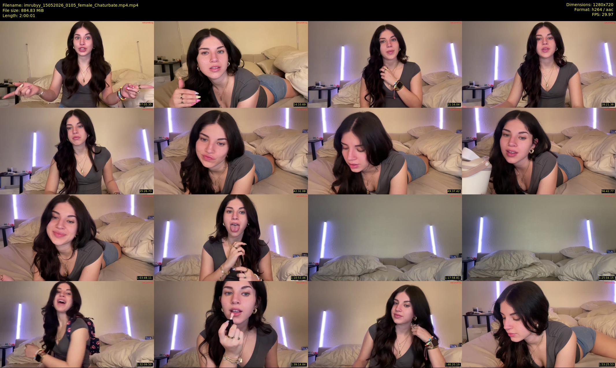 imrubyy — 121 minute Chaturbate female cam show recording, 720p, May 15, 2026
