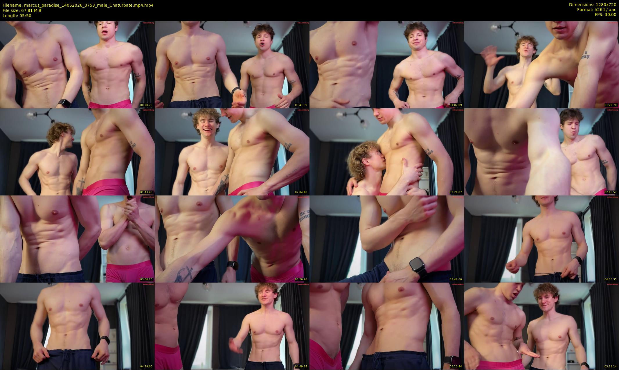 marcus_paradise — 6 minute Chaturbate male cam show recording, 720p, May 14, 2026