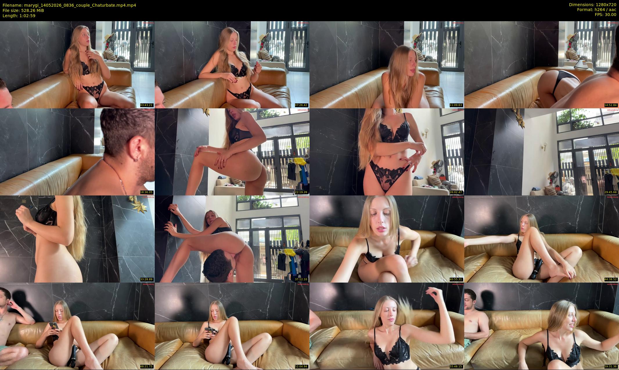 marygi — 63 minute Chaturbate couple cam show recording, 720p, May 14, 2026