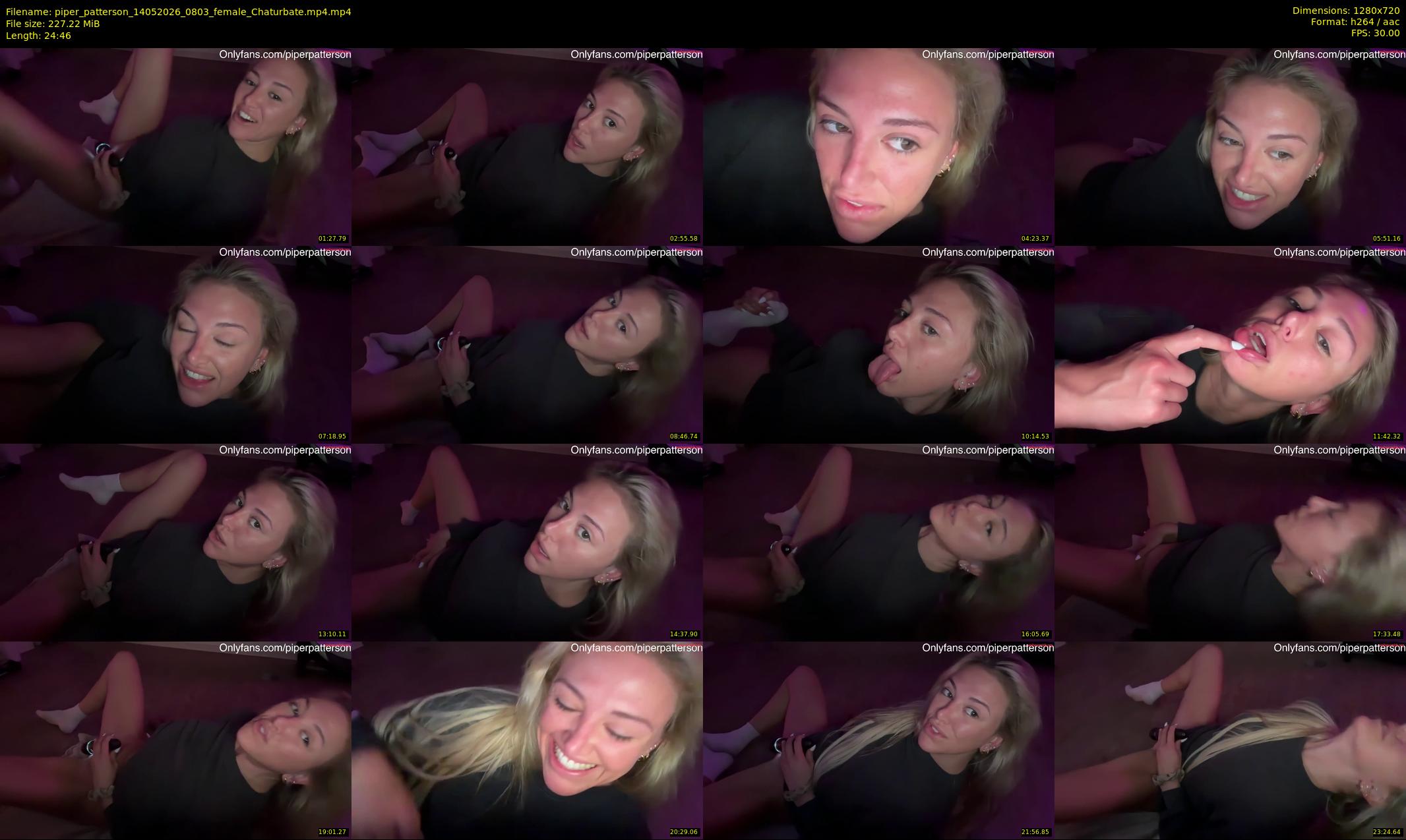 piper_patterson — 25 minute Chaturbate female cam show recording, 720p, May 14, 2026