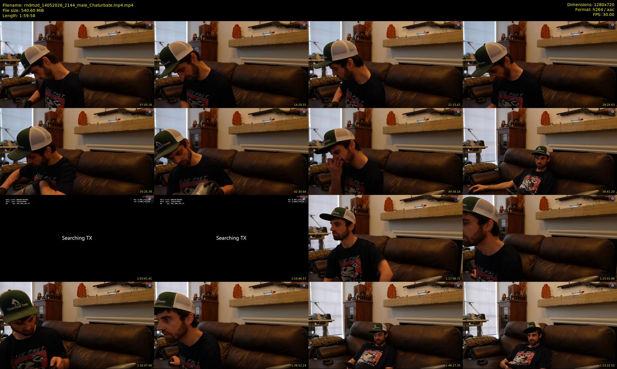 rndmzd — 120 minute Chaturbate male cam show recording, 720p, May 14, 2026