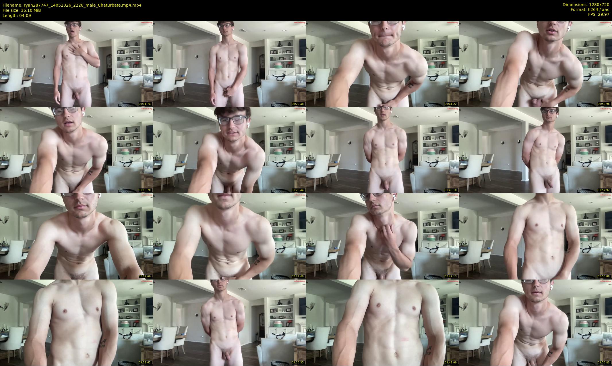 ryan287747 — 5 minute Chaturbate male cam show recording, 720p, May 14, 2026