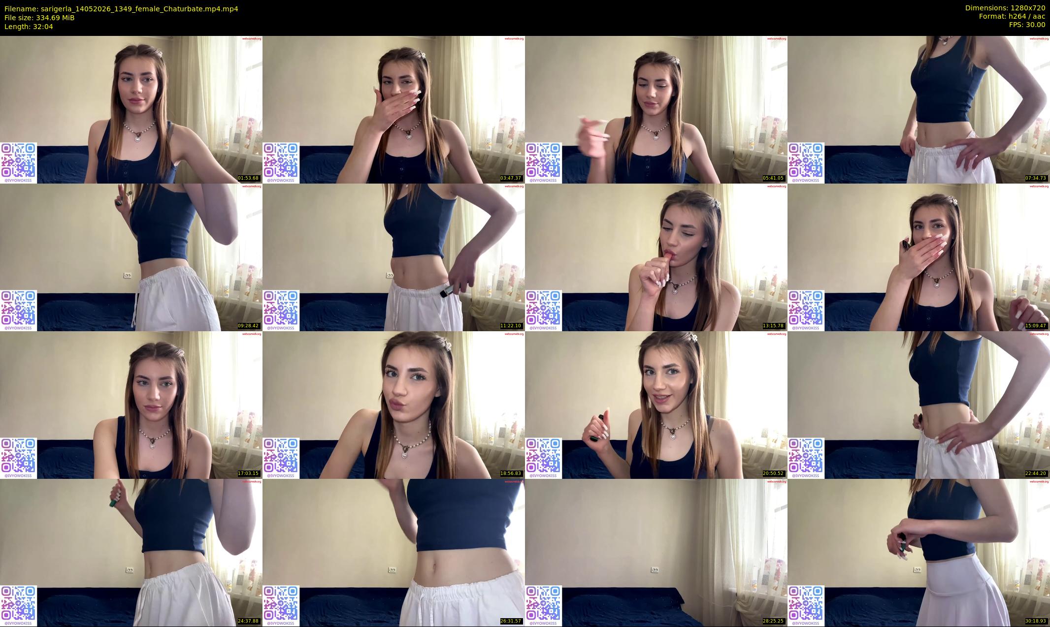 sarigerla — 33 minute Chaturbate female cam show recording, 720p, May 14, 2026