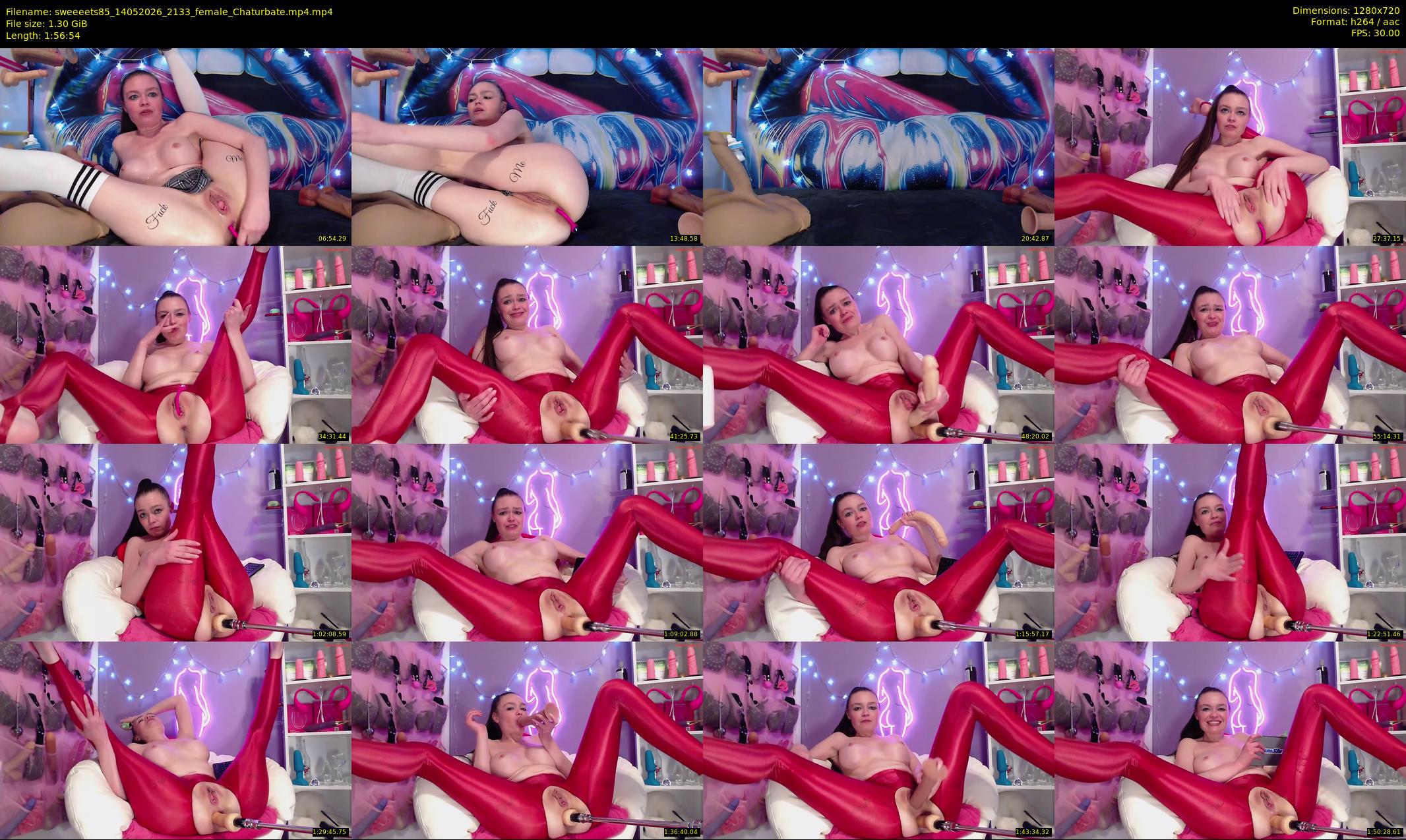 sweeeets85 — 117 minute Chaturbate female cam show recording, 720p, May 14, 2026