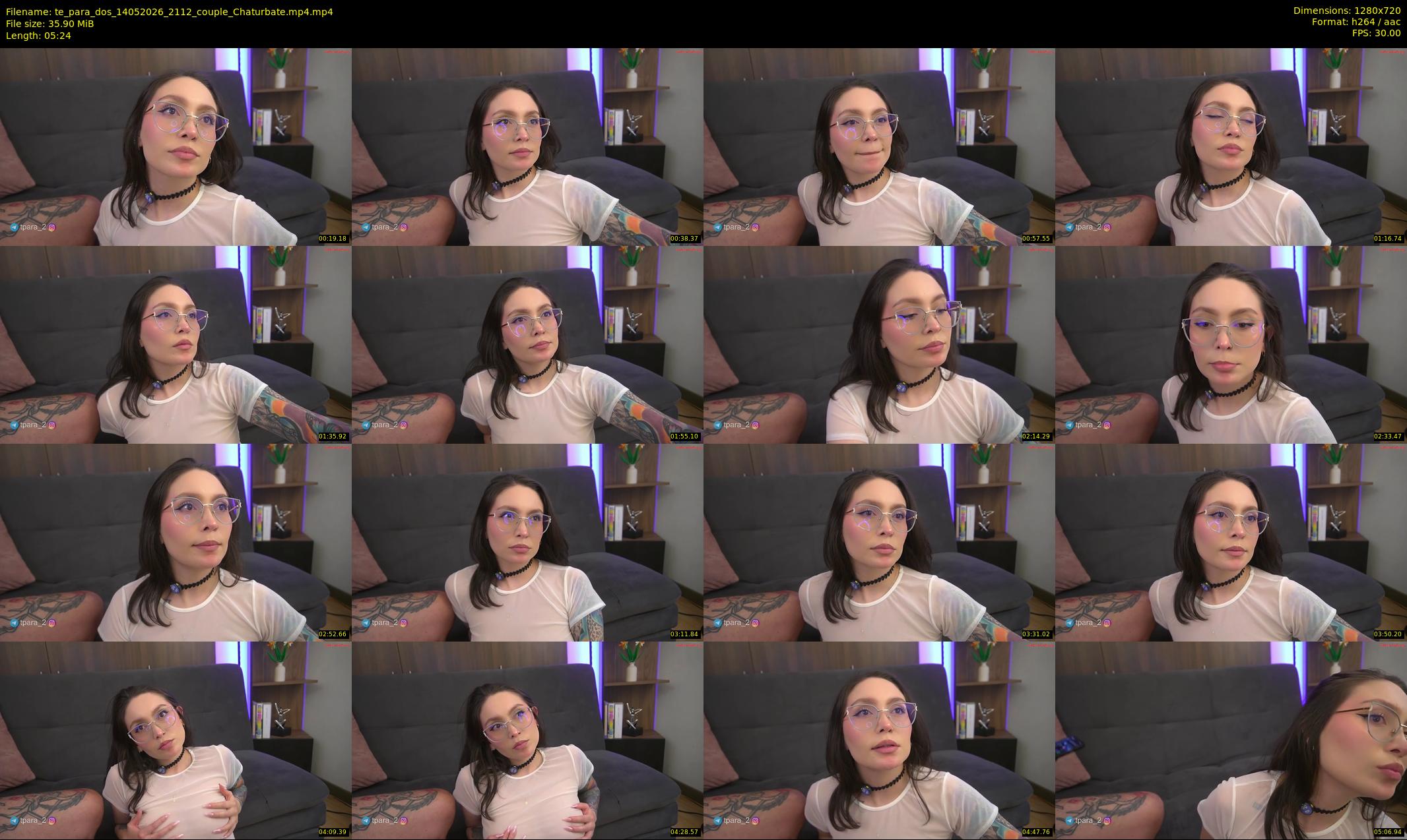 te_para_dos — 6 minute Chaturbate couple cam show recording, 720p, May 14, 2026