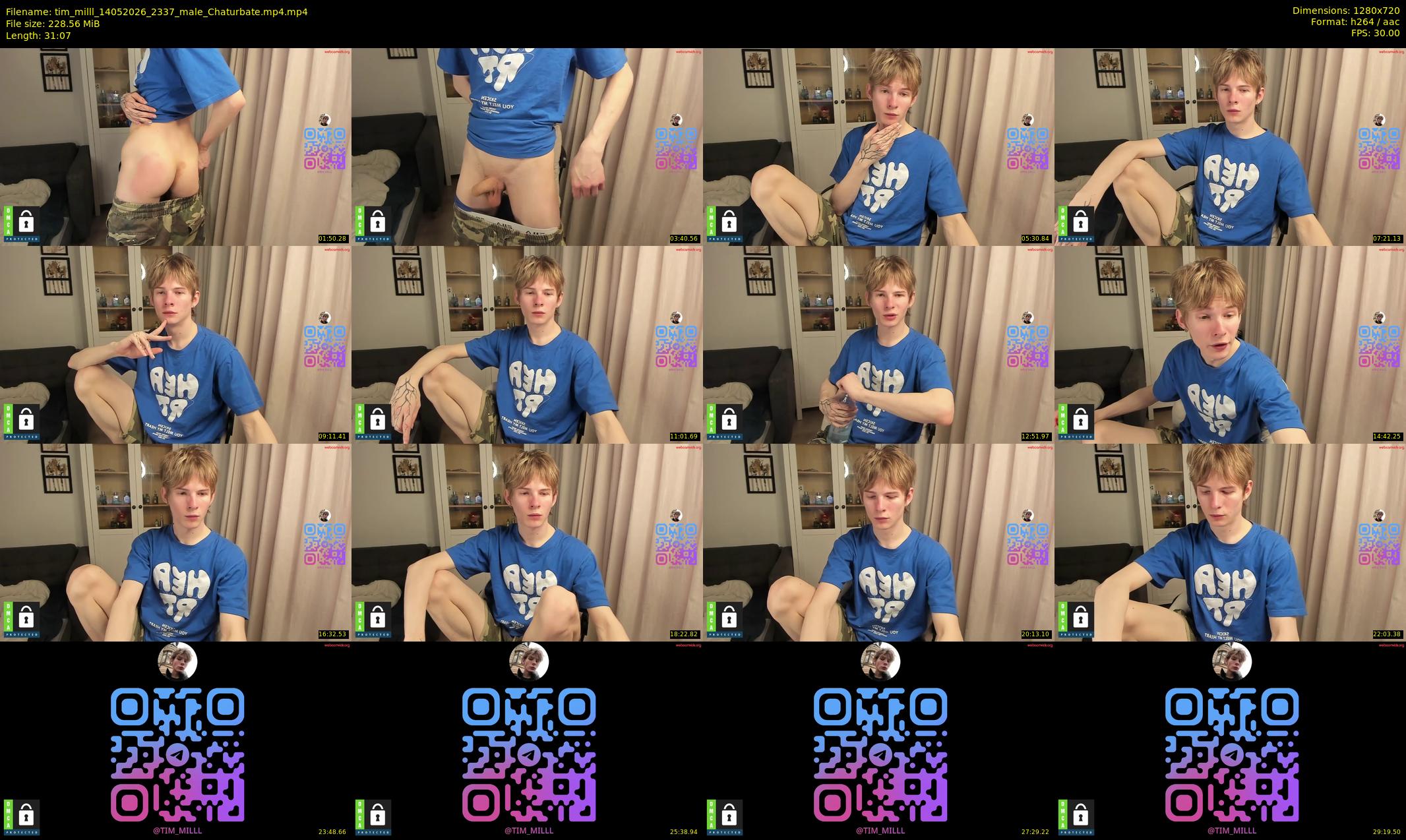 tim_milll — 32 minute Chaturbate male cam show recording, 720p, May 14, 2026