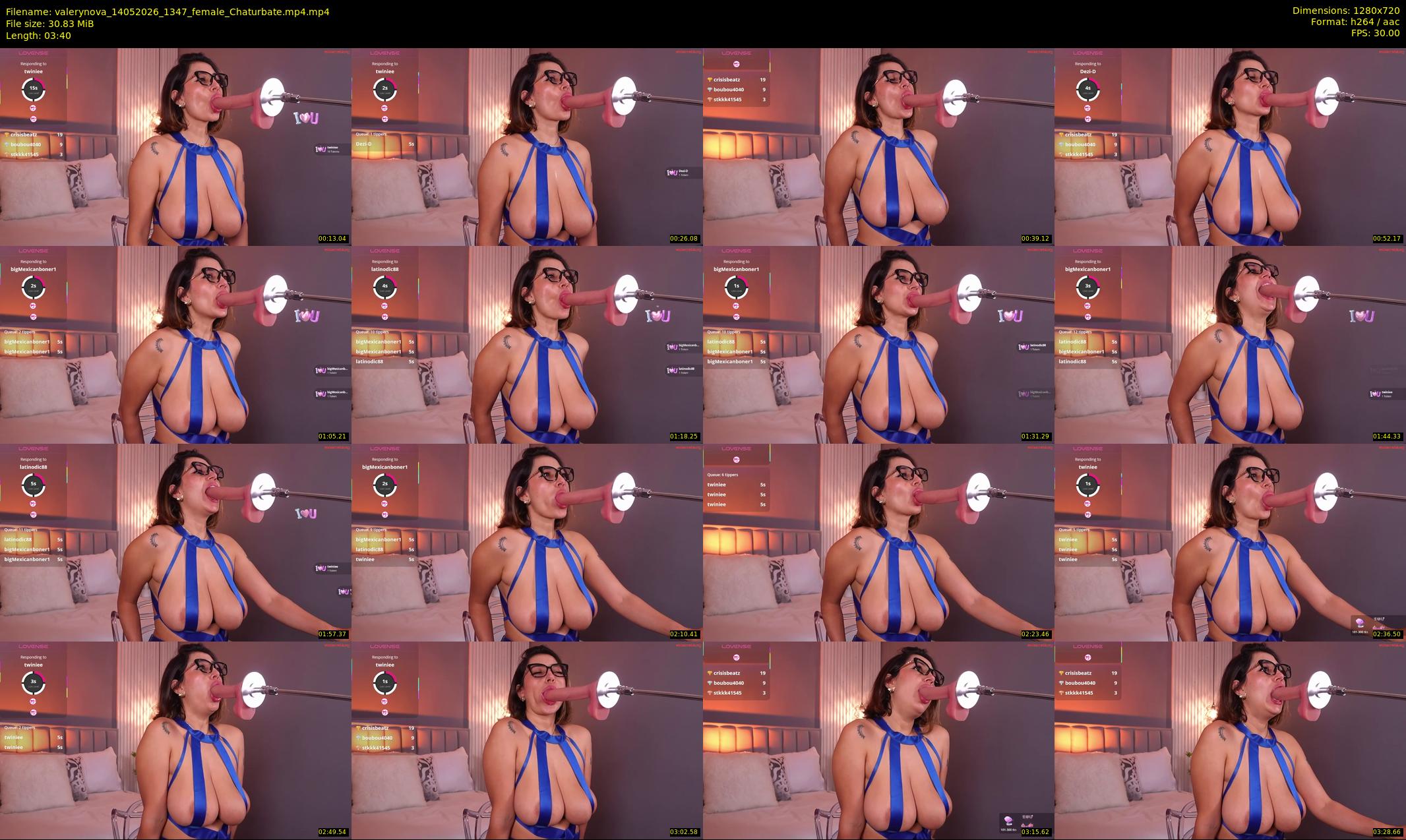valerynova — 4 minute Chaturbate female cam show recording, 720p, May 14, 2026