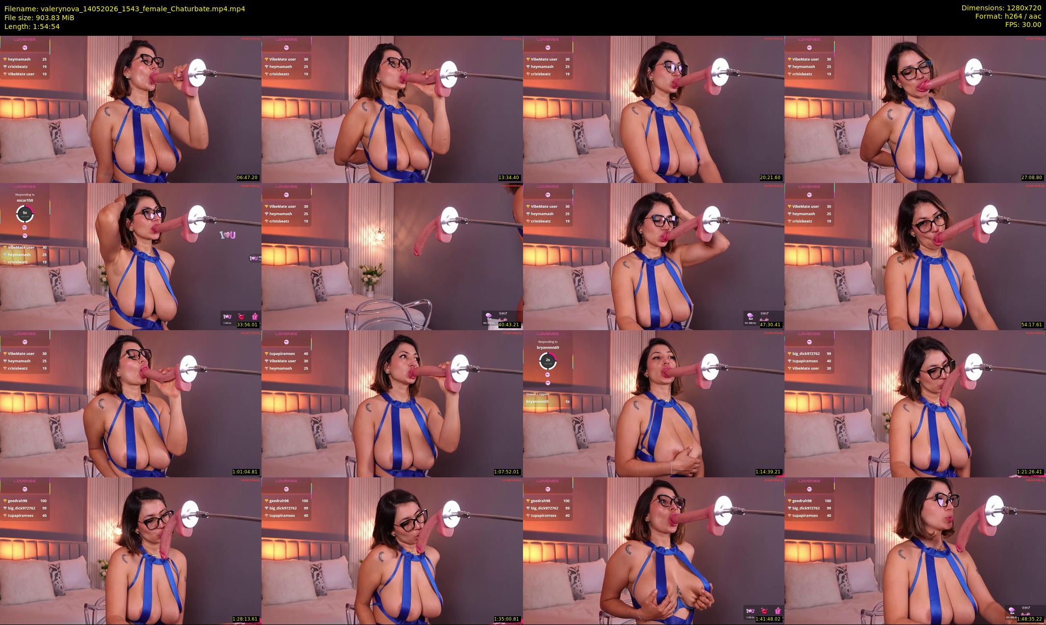 valerynova — 115 minute Chaturbate female cam show recording, 720p, May 14, 2026