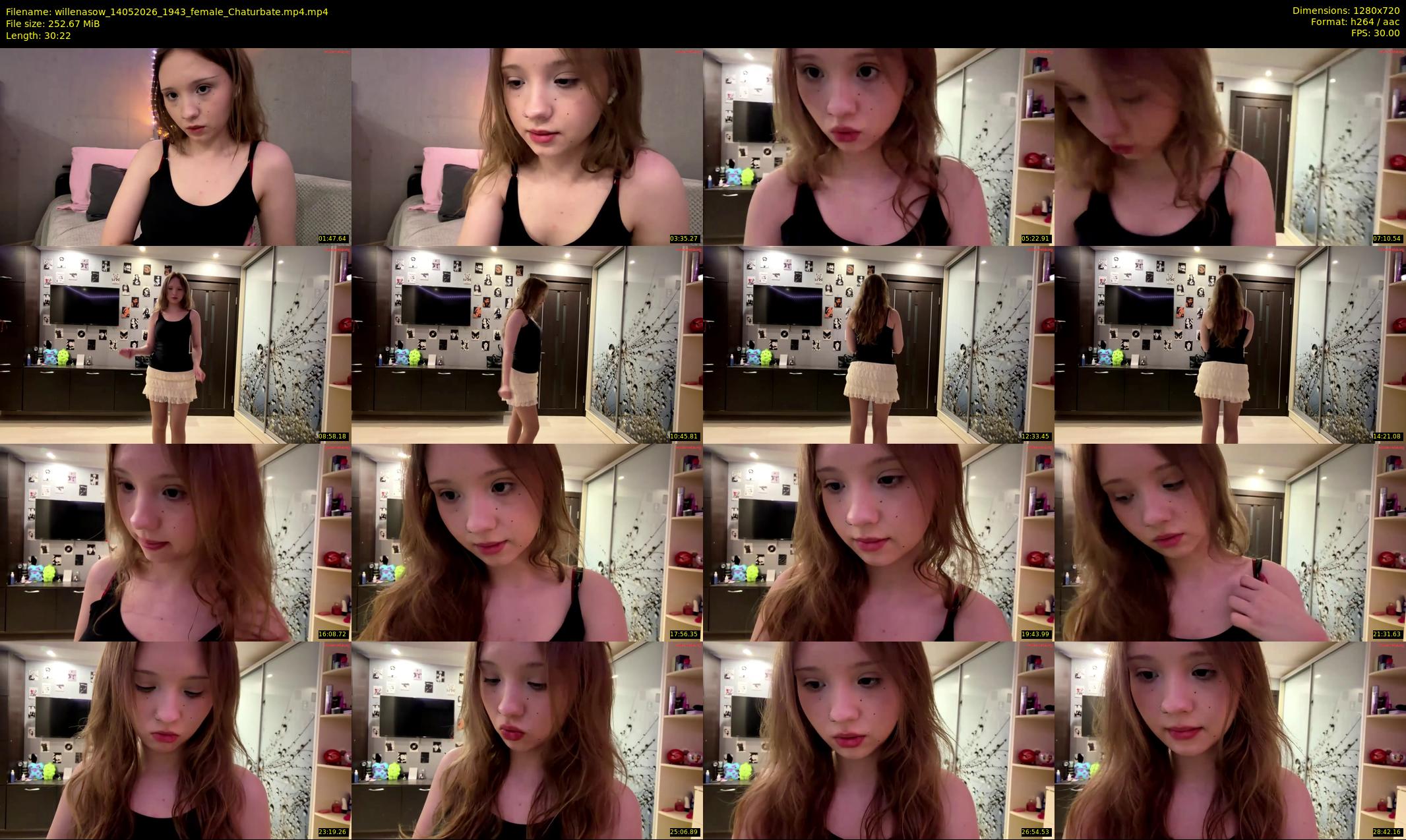 willenasow — 31 minute Chaturbate female cam show recording, 720p, May 14, 2026